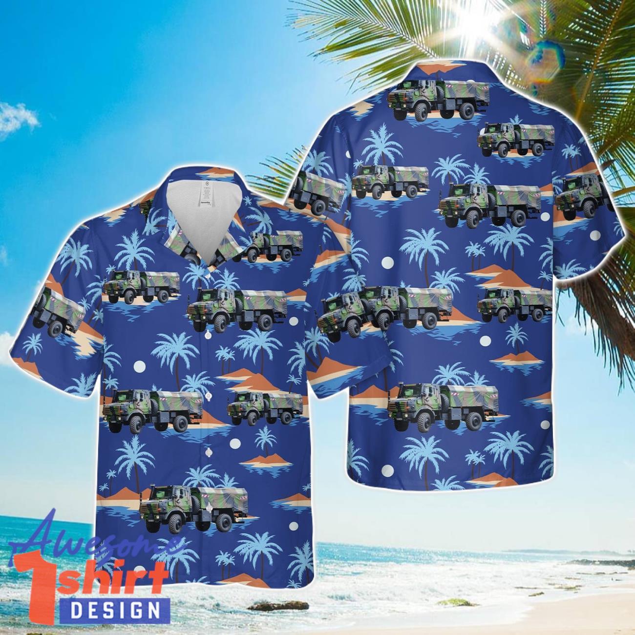 French Army Unimog Hawaiian Shirt Cute Summer Gift