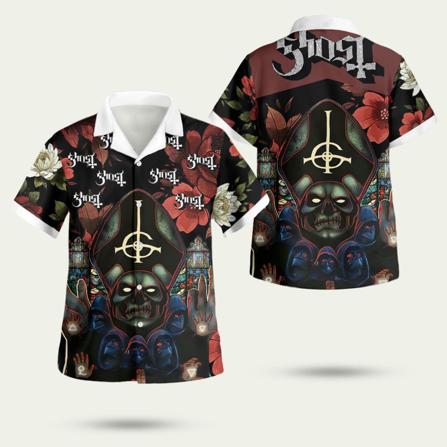 Ghost Band Bc 3D Hawaiian Shirt Summer Style Gift