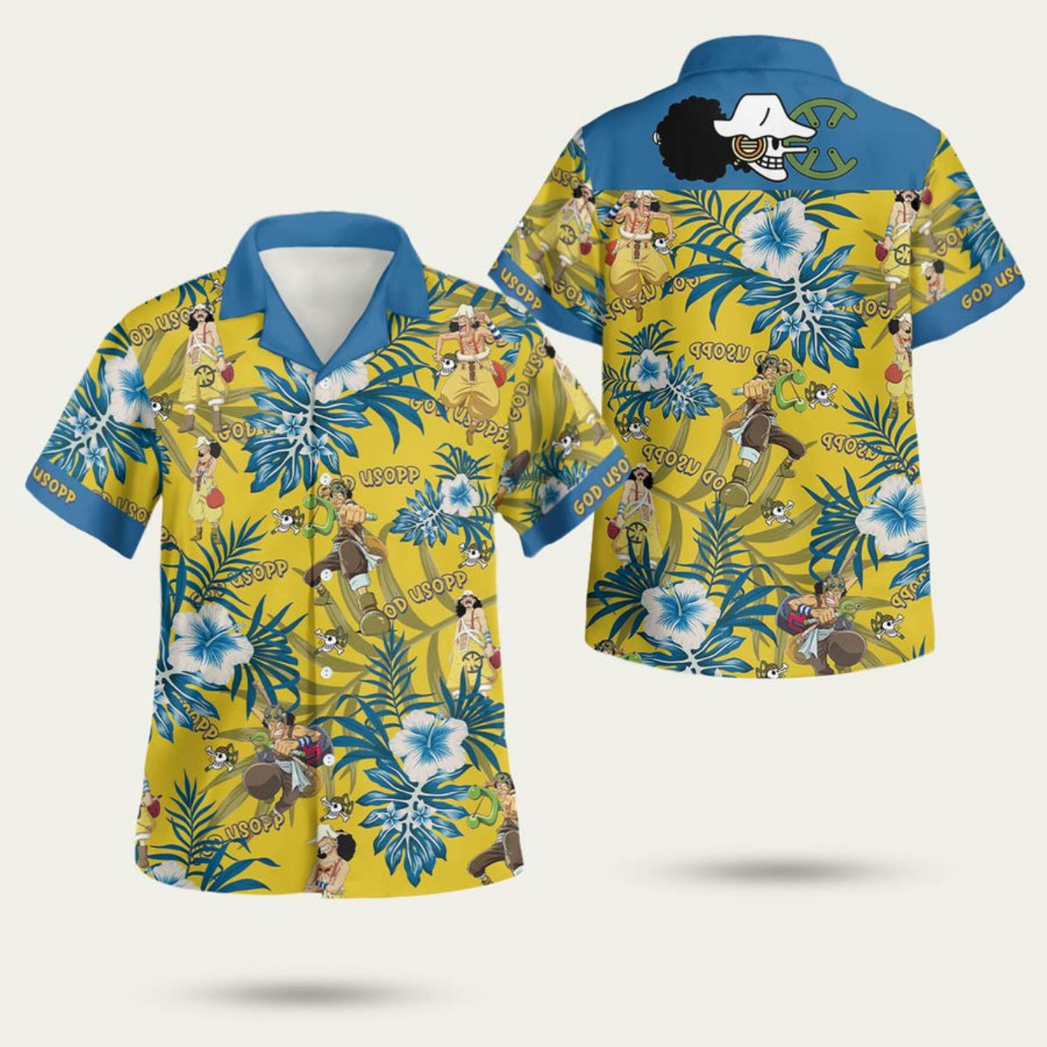 God Usopp 3D Hawaiian Shirt Summer Style Gift