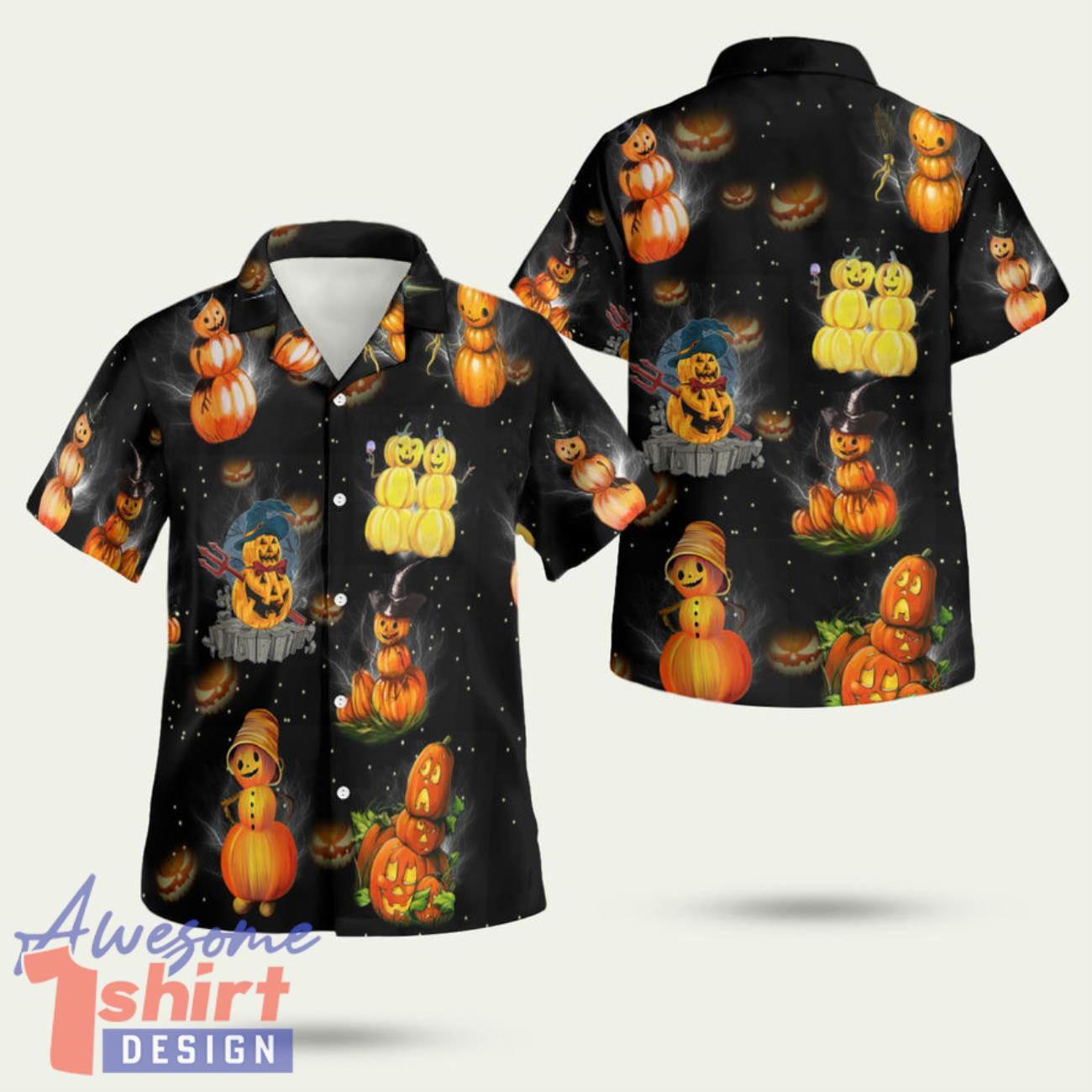 Halloween This Is My Scary Halloween Costume Halloween Pumpkin 3D Hawaiian Shirt Summer Style Gift