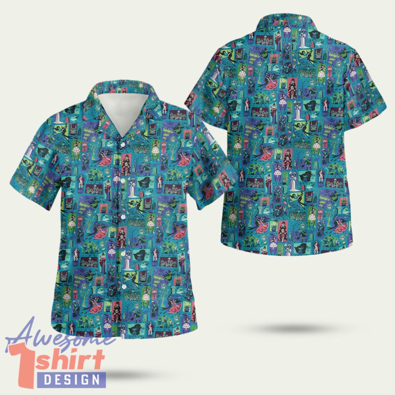 Haunted Mansion 3D Hawaiian Shirt Summer Style Gift