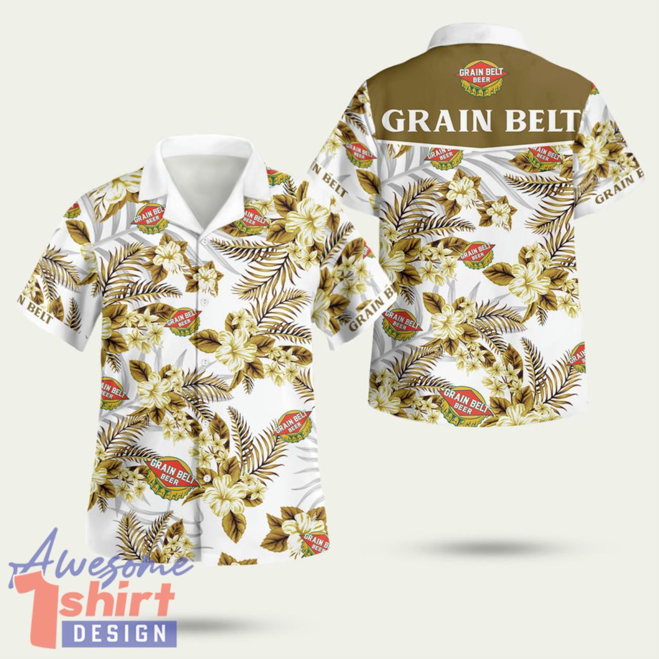 Historic Grain Belt Brewery 3D Hawaiian Shirt Summer Style Gift