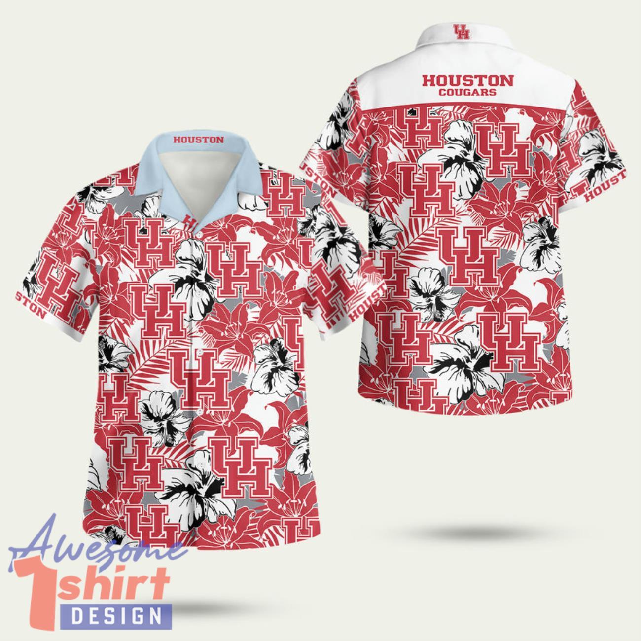 Houston Cougars Football Sports Gift For Sports Lovers 3D Hawaiian Shirt Summer Style Gift