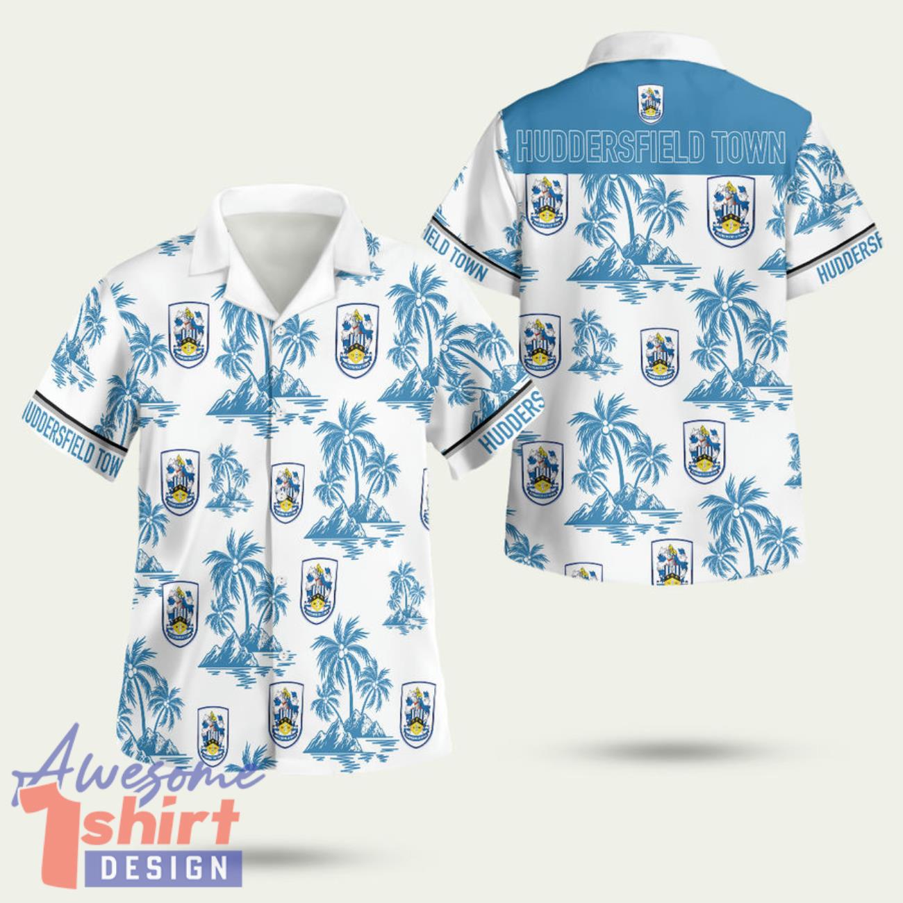 Huddersfield Town Afc 3D Hawaiian Shirt Summer Style Gift