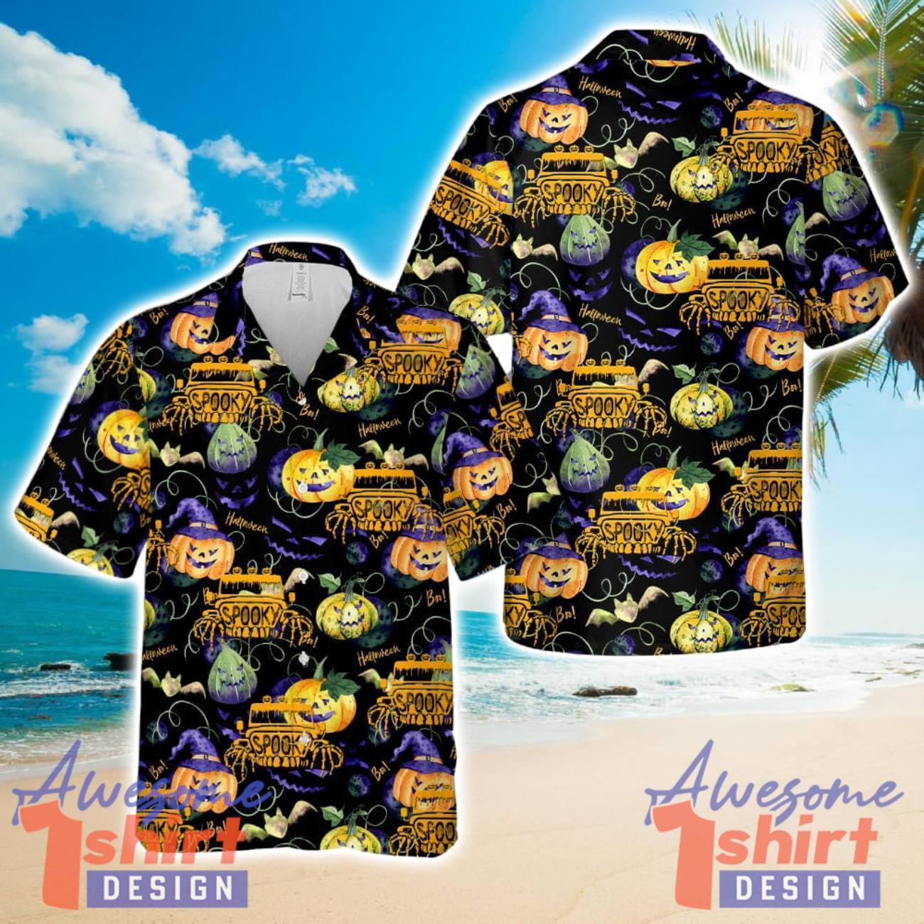 Jp Spooky Halloween Hawaiian Shirt Unisex For Men And Women