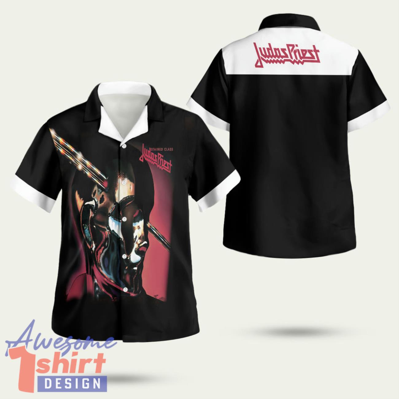 Judas Priest Band Stained Class 3D Hawaiian Shirt Summer Style Gift