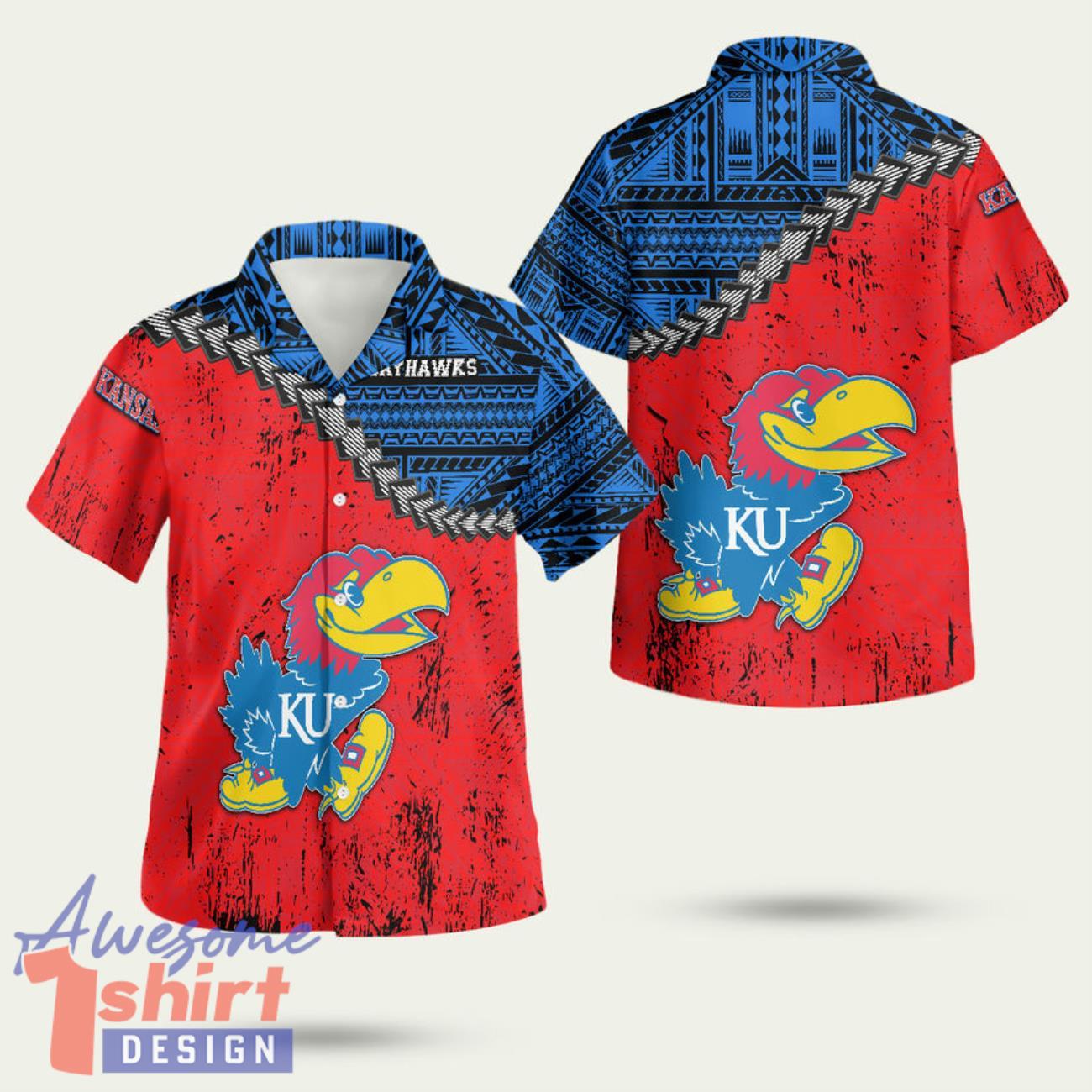 Kansas Jayhawks 3D Hawaiian Shirt Summer Style Gift