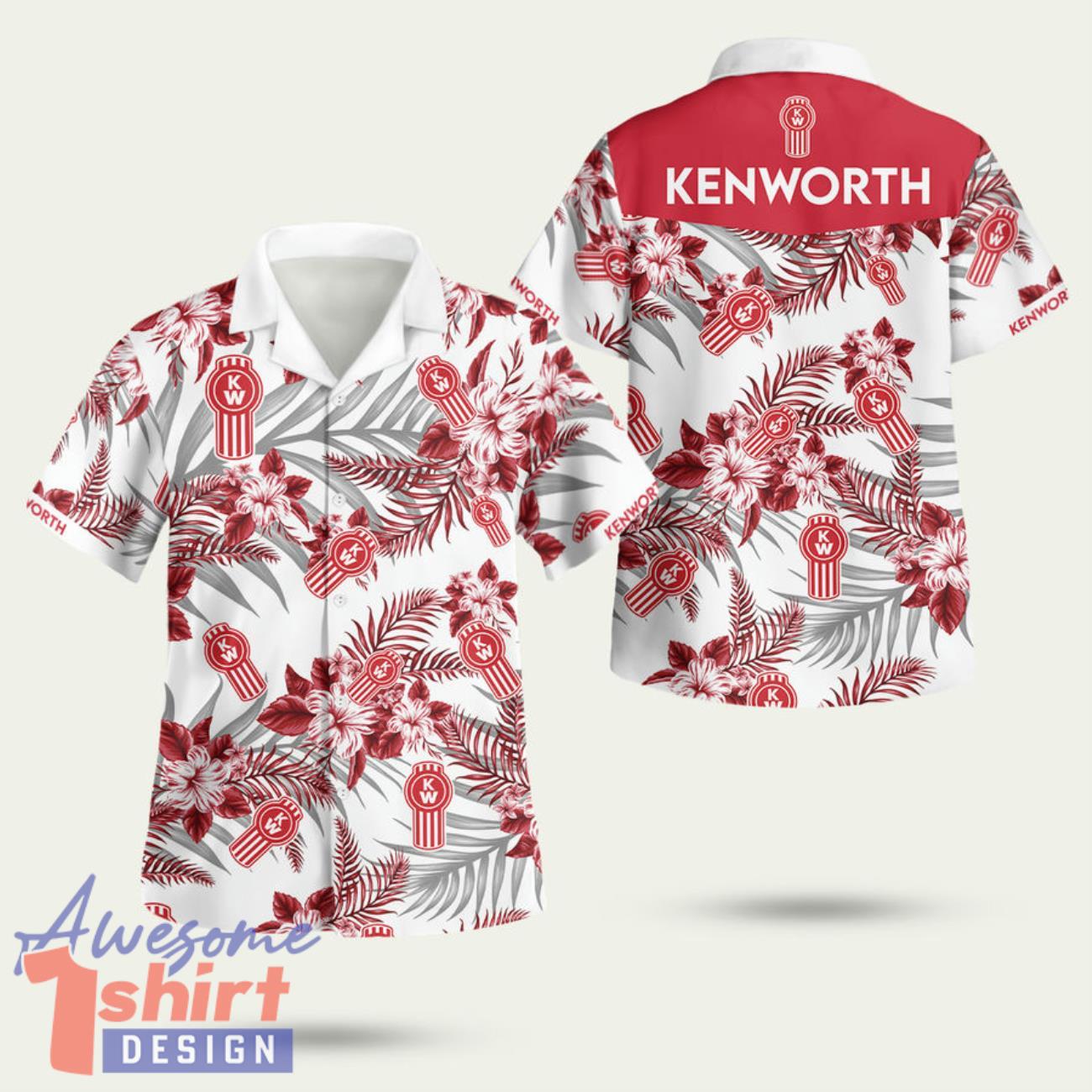 Kenworth Flower 3D Hawaiian Shirt Summer Style Gift