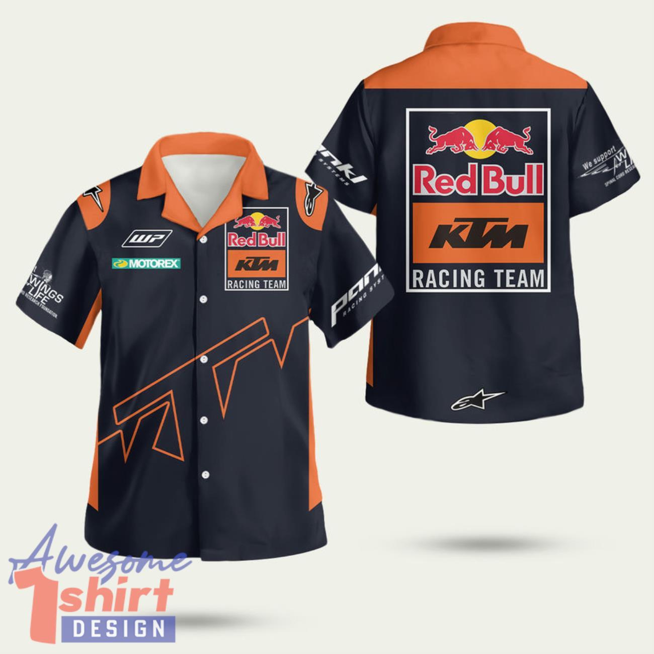 Ktm Racing 3D Hawaiian Shirt Summer Style Gift