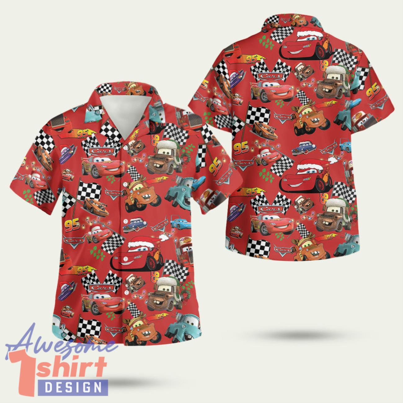 Lightning Mcqueen Gt 3D Hawaiian Shirt Summer Style Gift