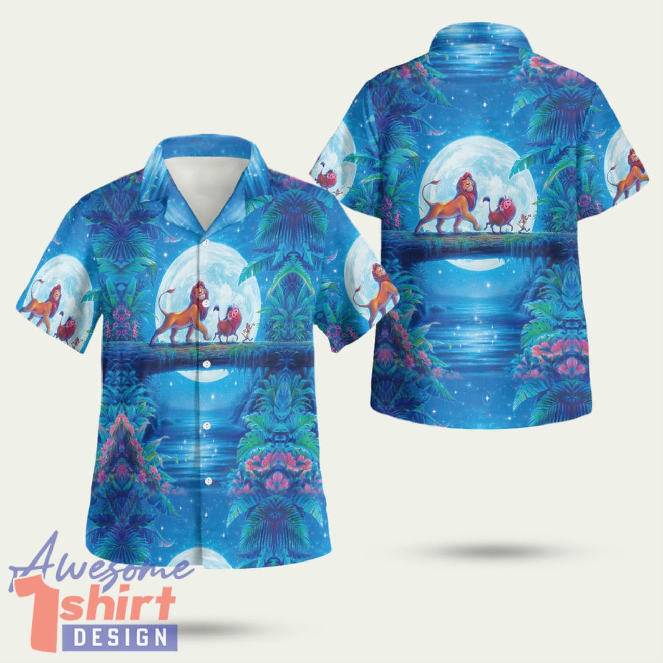 Lion King Disney 3D Hawaiian Shirt Summer Style Gift