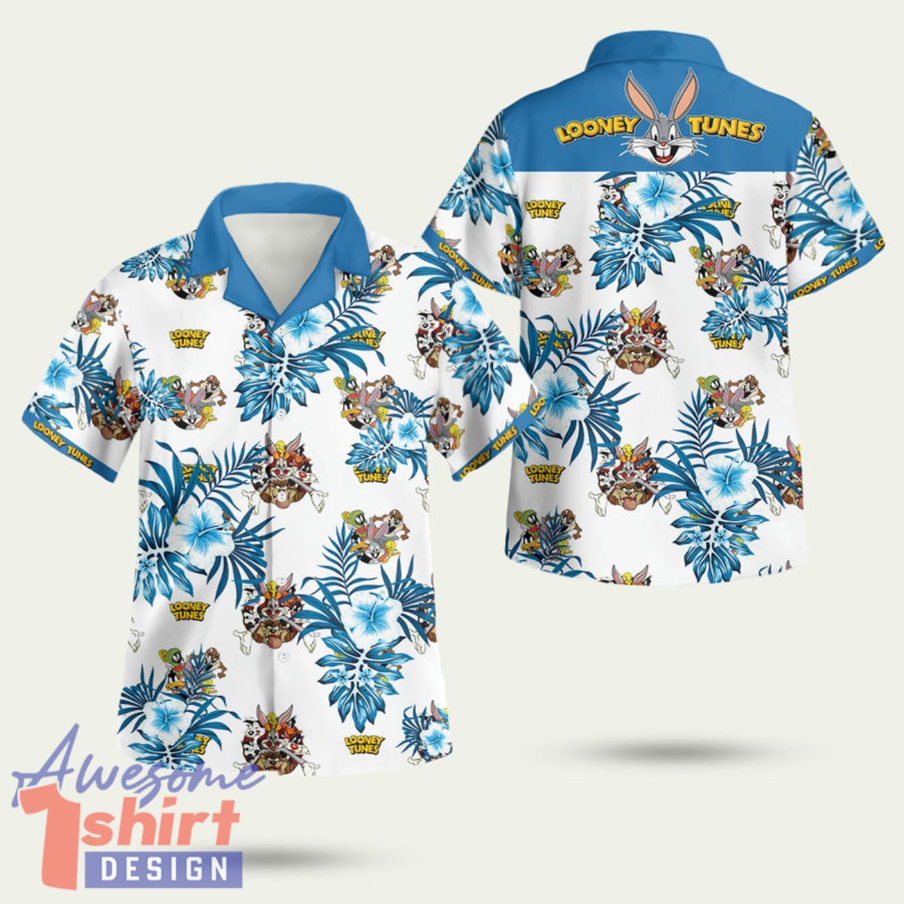 Looney Tunes Bugs Bunny 3D Hawaiian Shirt Summer Style Gift