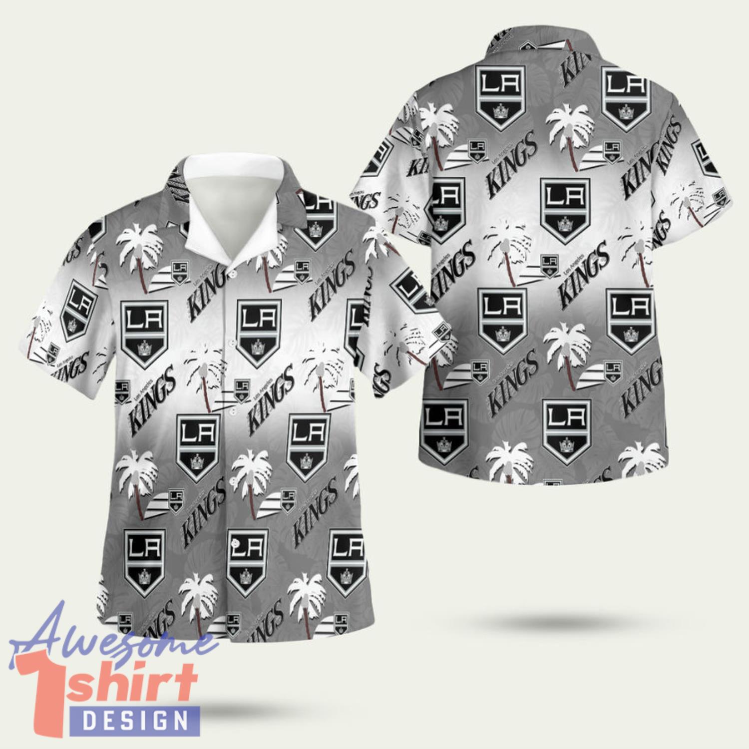 Los Angeles Kings Aloha 3D Hawaiian Shirt Summer Style Gift