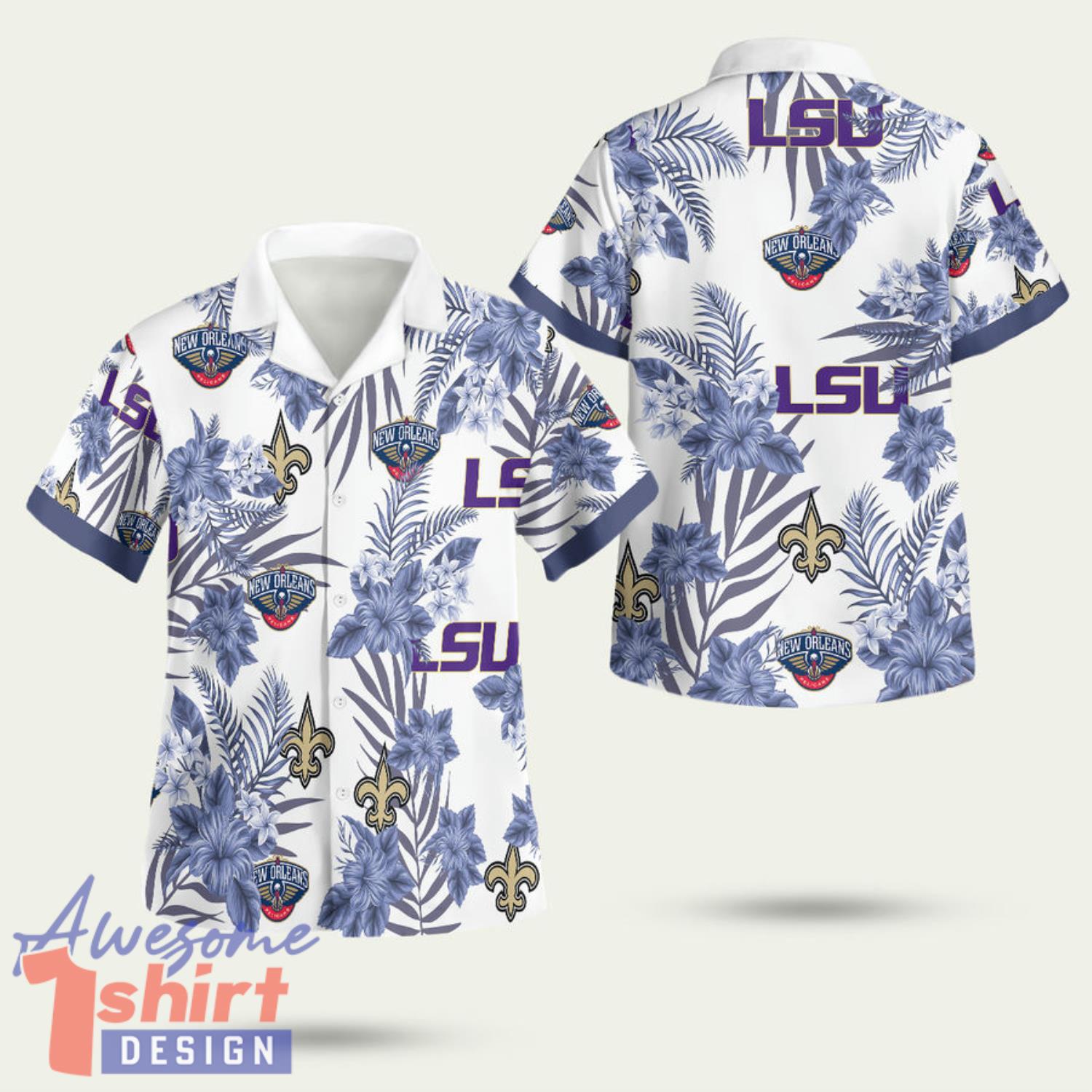 Louisiana Sports 3D Hawaiian Shirt Summer Style Gift