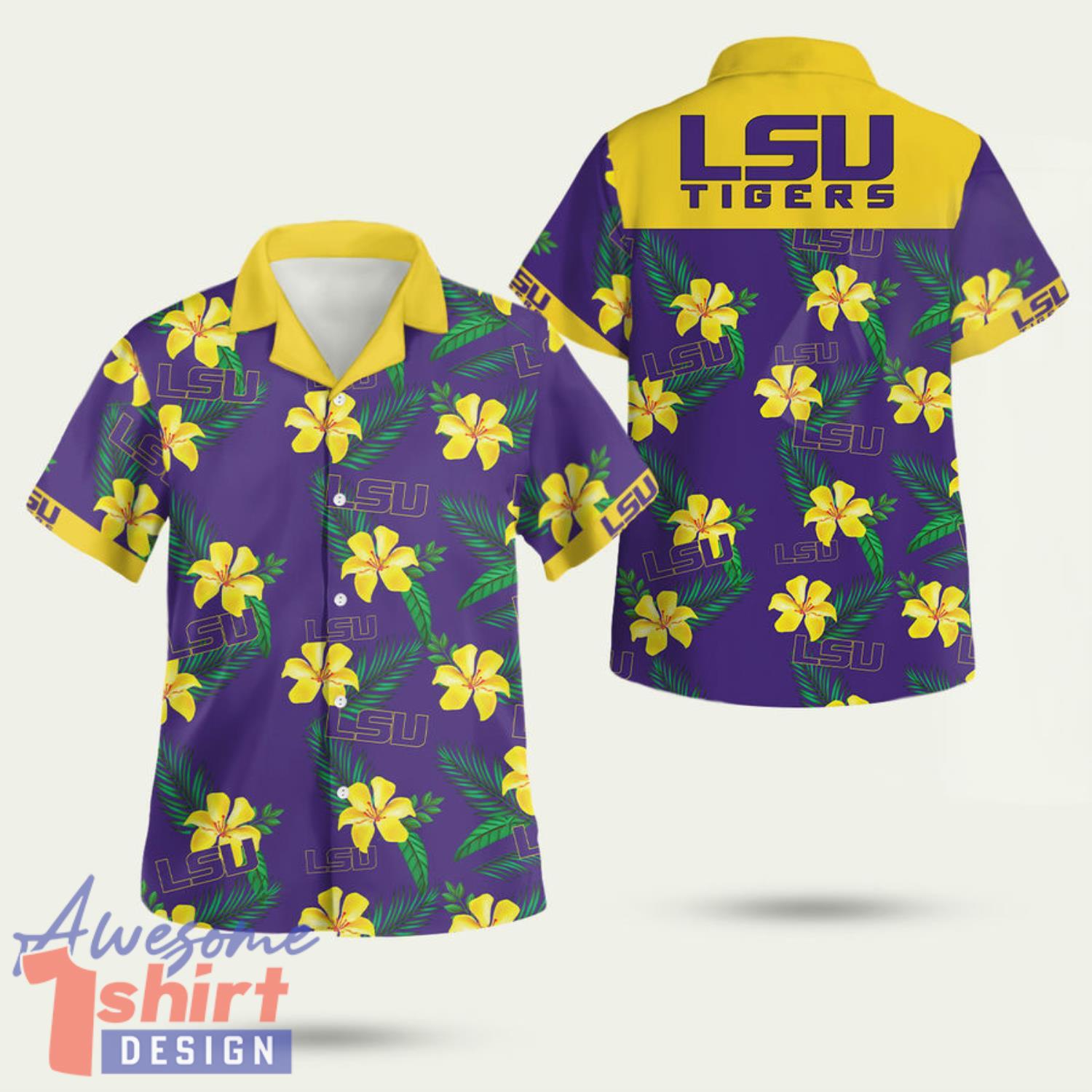 Lsu Tigers Logo 2022 3D Hawaiian Shirt Summer Style Gift