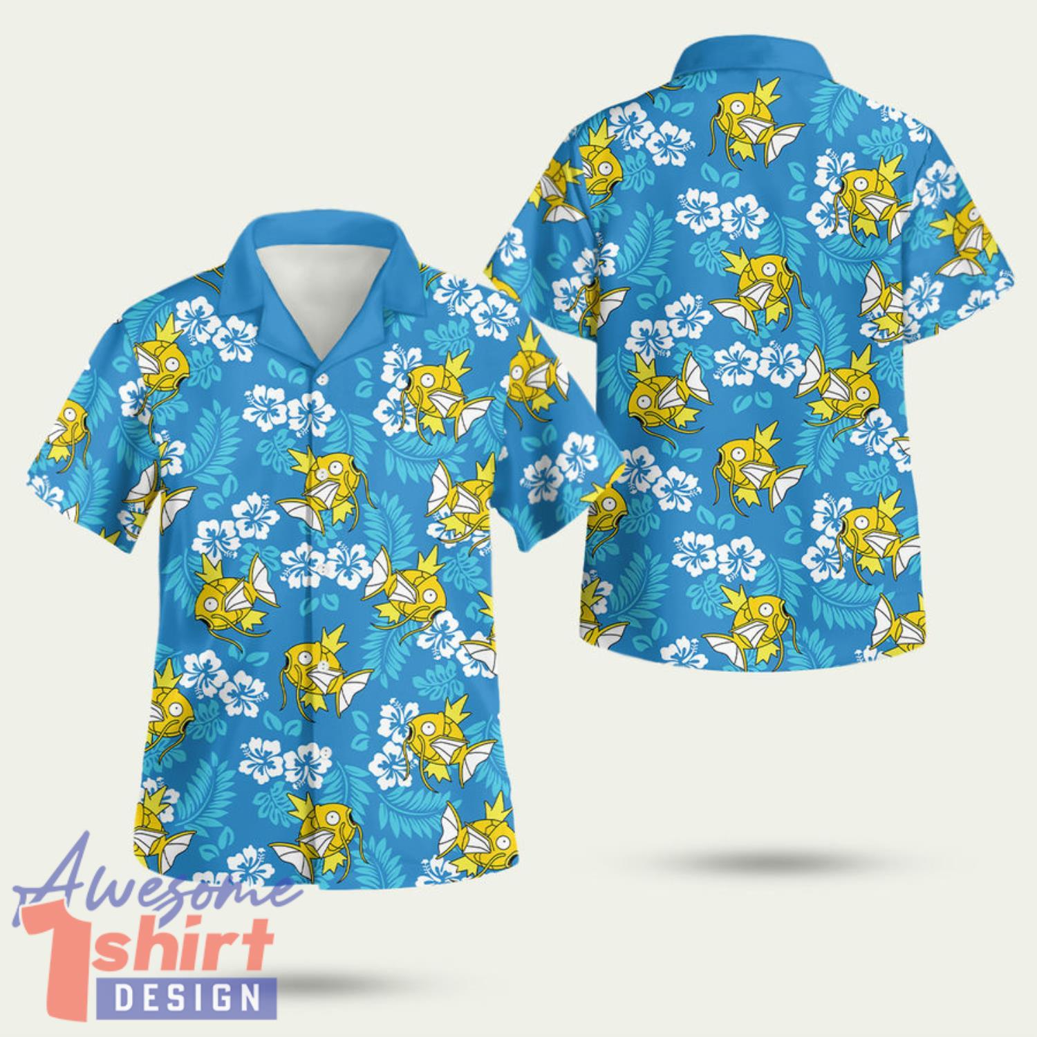 Magikarp Pokemon Summer 3D Hawaiian Shirt Summer Style Gift