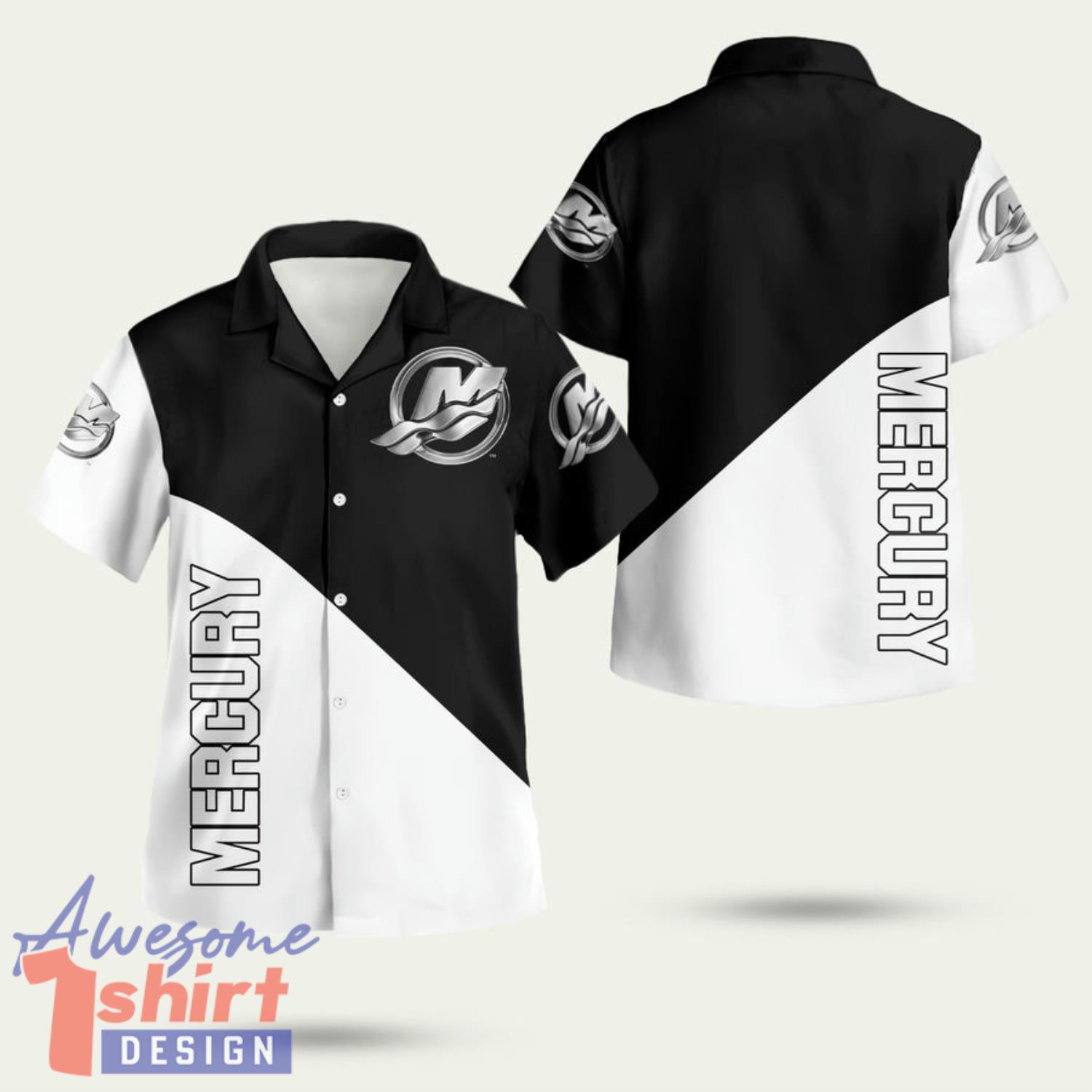 Mercury Marine Mercury Marine 3D Hawaiian Shirt Summer Style Gift