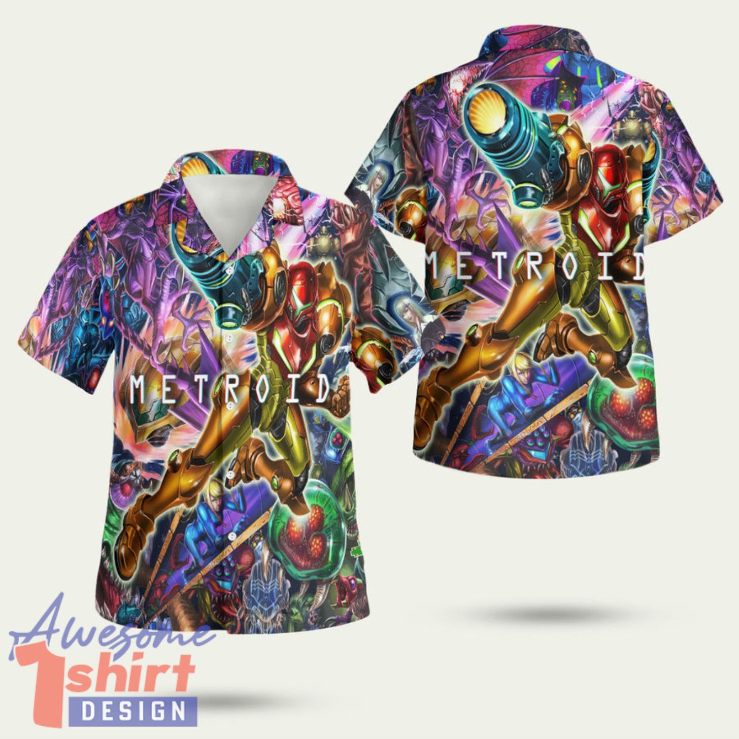 Metroid Dread 3D Hawaiian Shirt Summer Style Gift