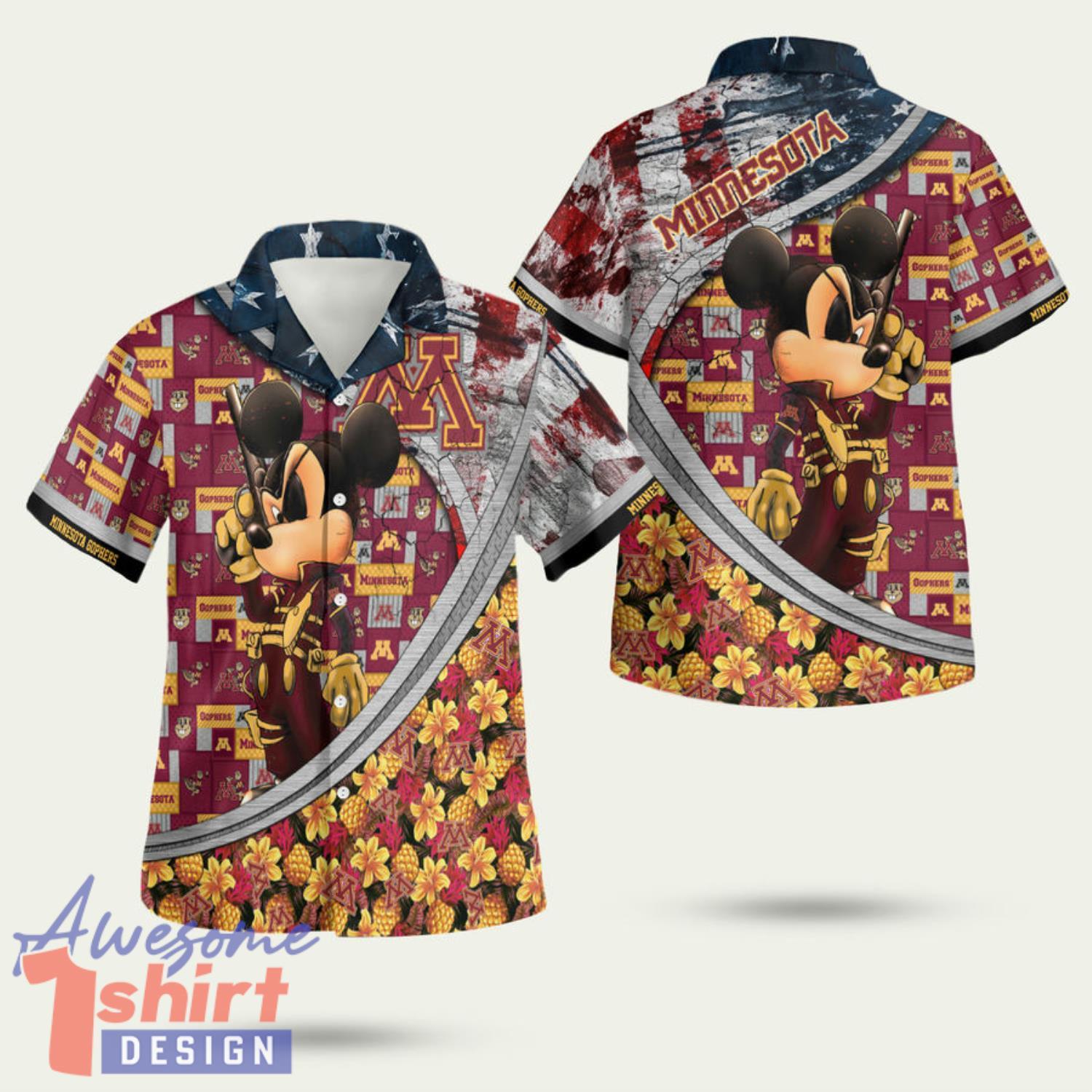 Minnesota Golden Gophers 3D Hawaiian Shirt Summer Style Gift