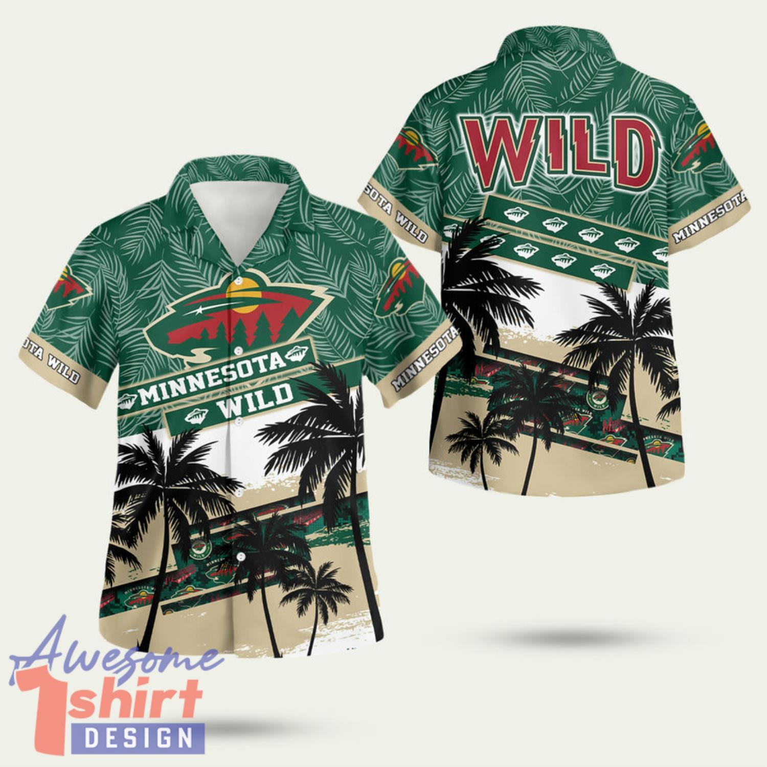 Minnesota Wild 3D Hawaiian Shirt Summer Style Gift