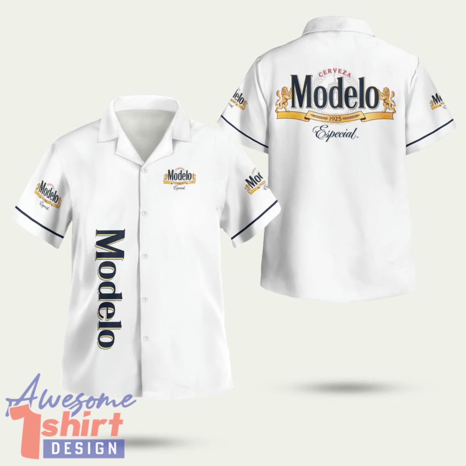 Modelo Special White 3D Hawaiian Shirt Summer Style Gift