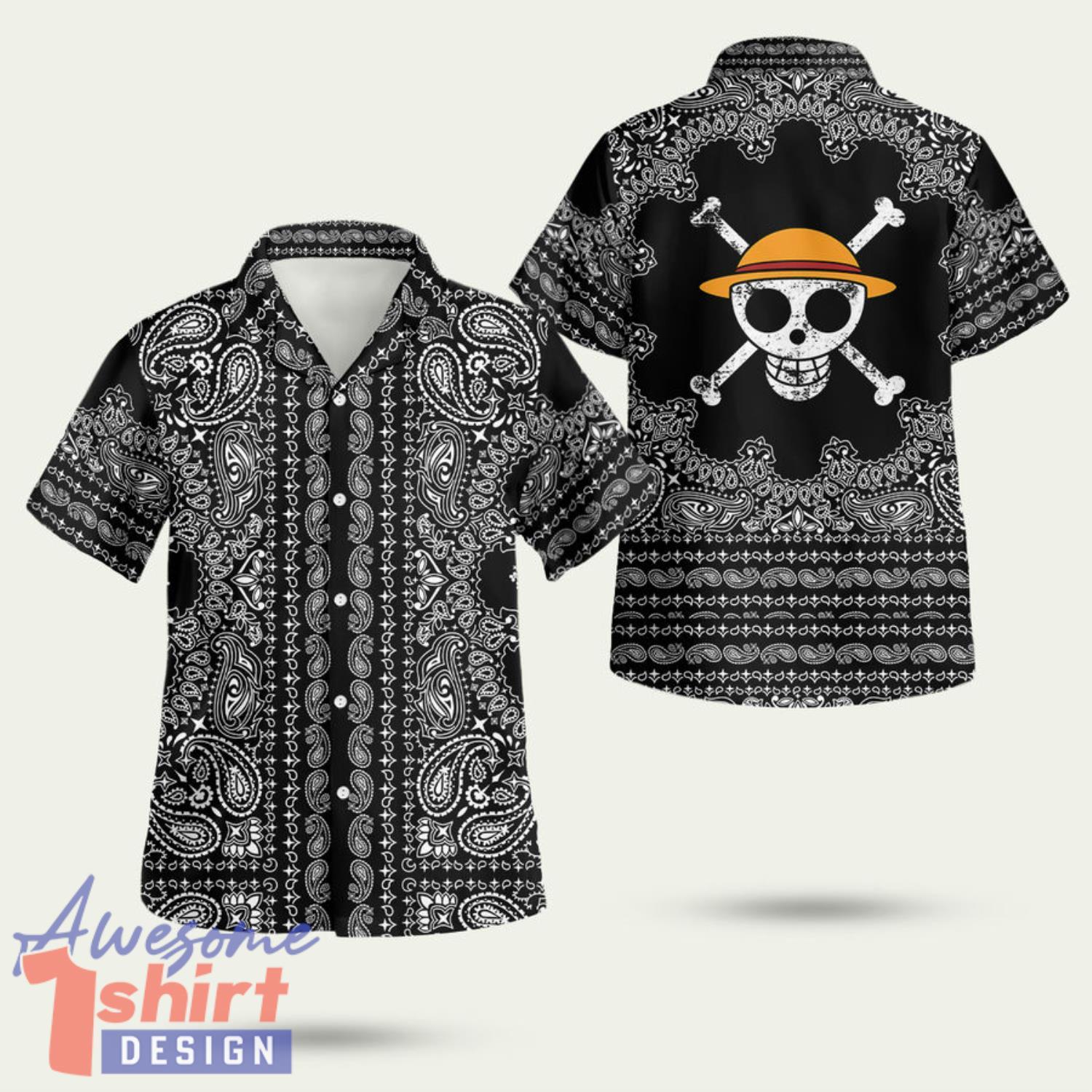 Monkey D Luffy One Piece Skull 3D Hawaiian Shirt Summer Style Gift