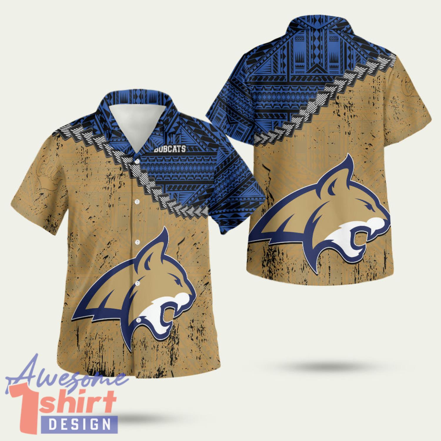 Montana State Bobcats 3D Hawaiian Shirt Summer Style Gift