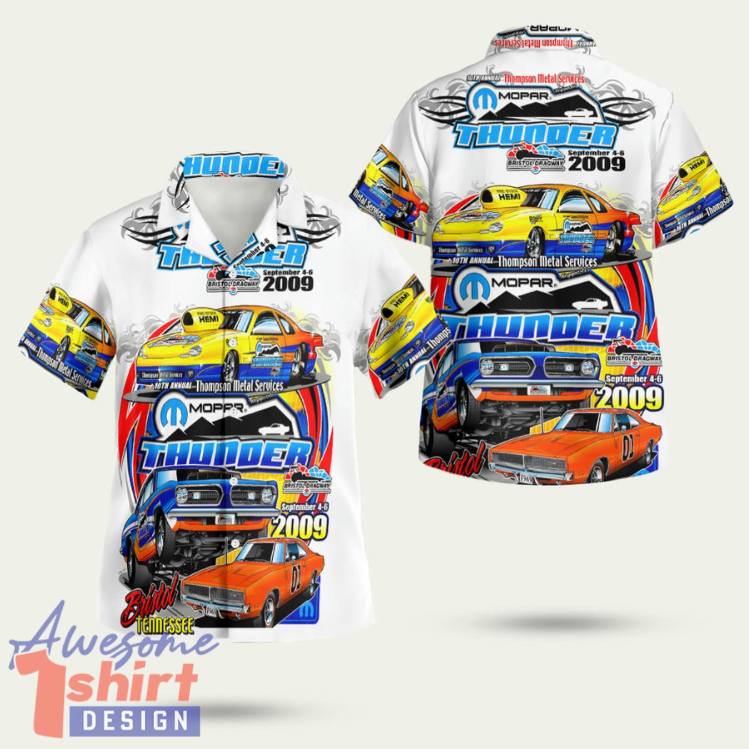 Mopar Thunder 3D Hawaiian Shirt Summer Style Gift