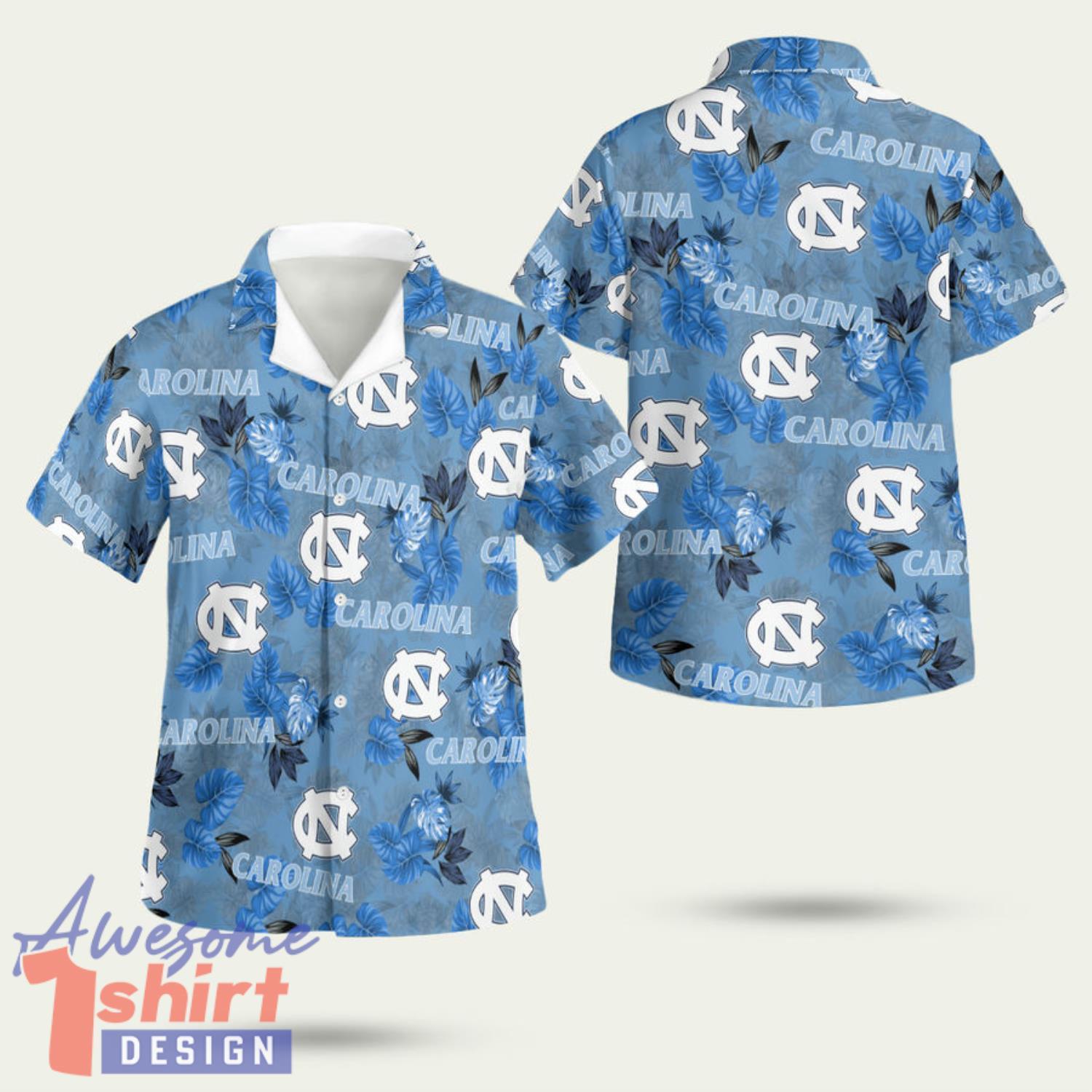 Ncaa North Carolina Tar Heels 3D Hawaiian Shirt Summer Style Gift