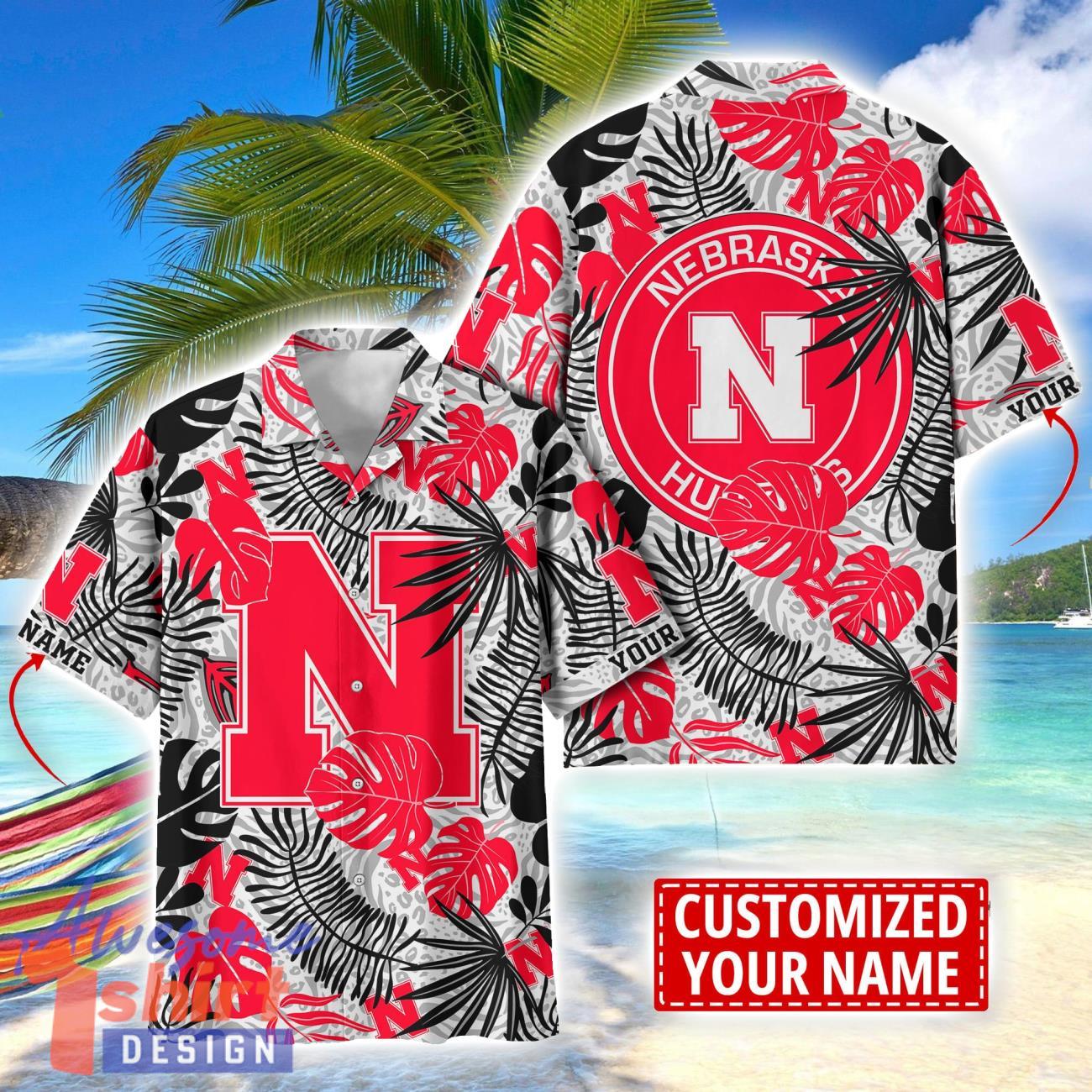 Nebraska Cornhuskers Aloha Hawaiian Shirt Custom Name Summer Gift Holiday Team Shirt