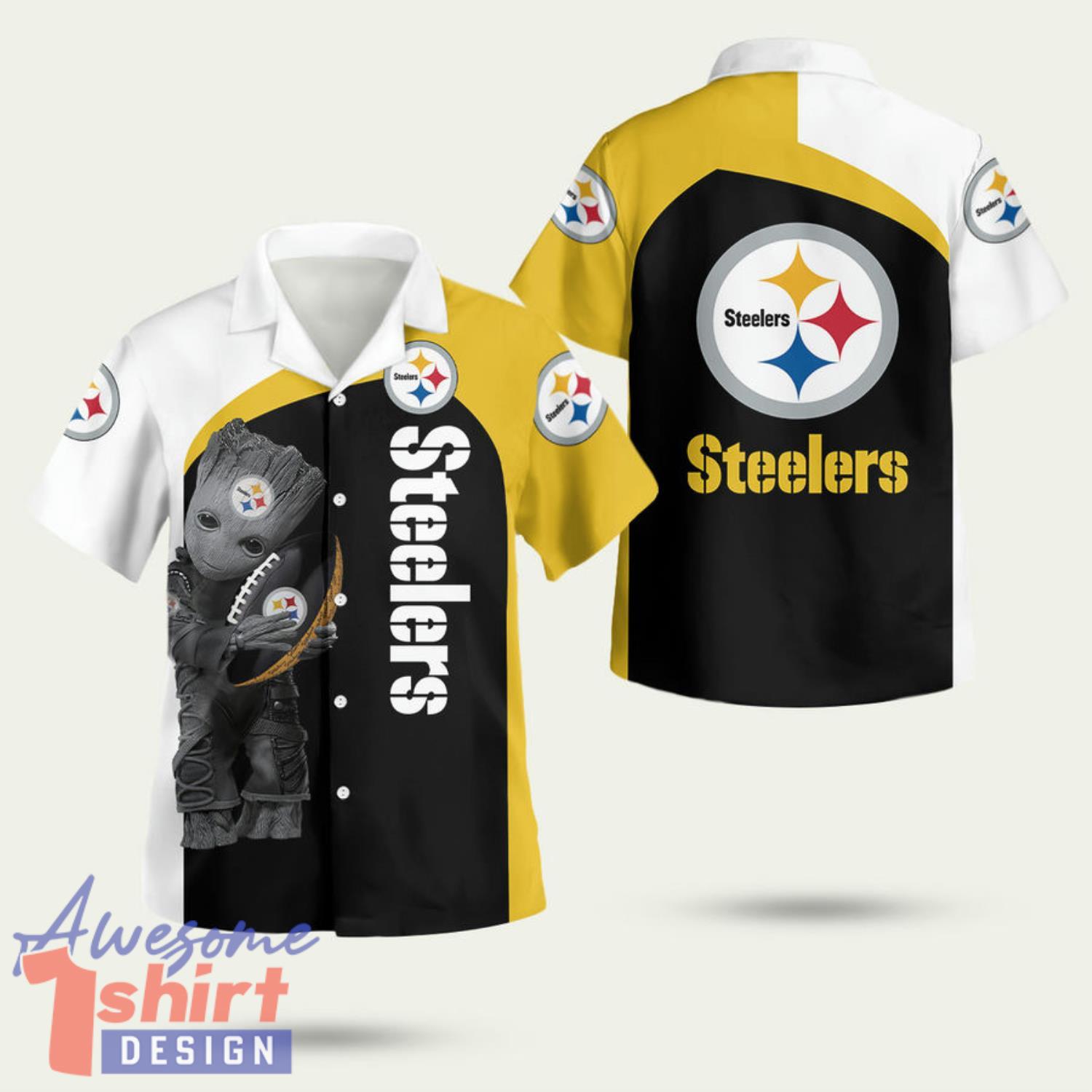 Pittsburgh Steelers 3D Hawaiian Shirt Summer Style Gift