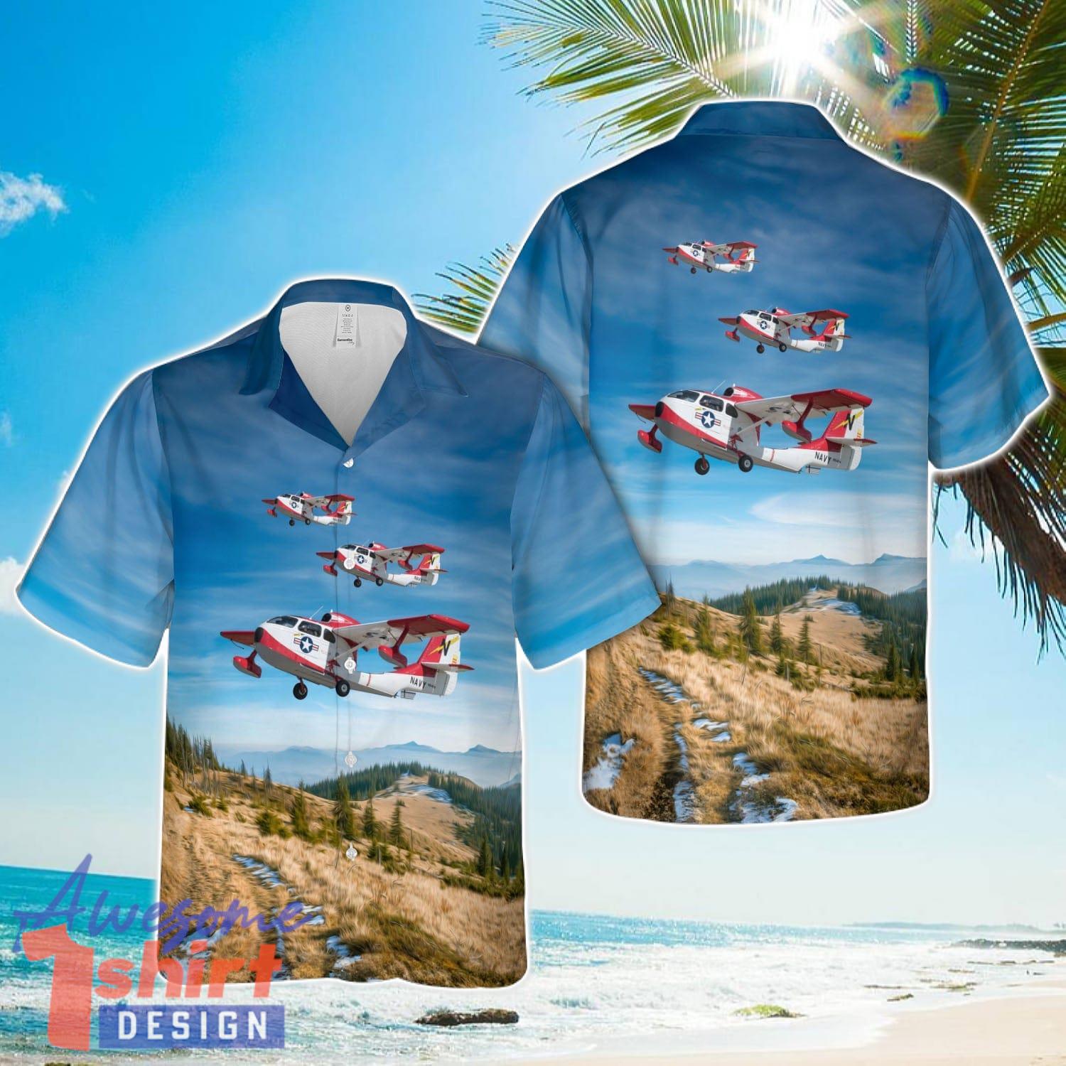 Republic RC-3 Seabee Hawaiian Shirt Men Women Men Women Beach Shirt