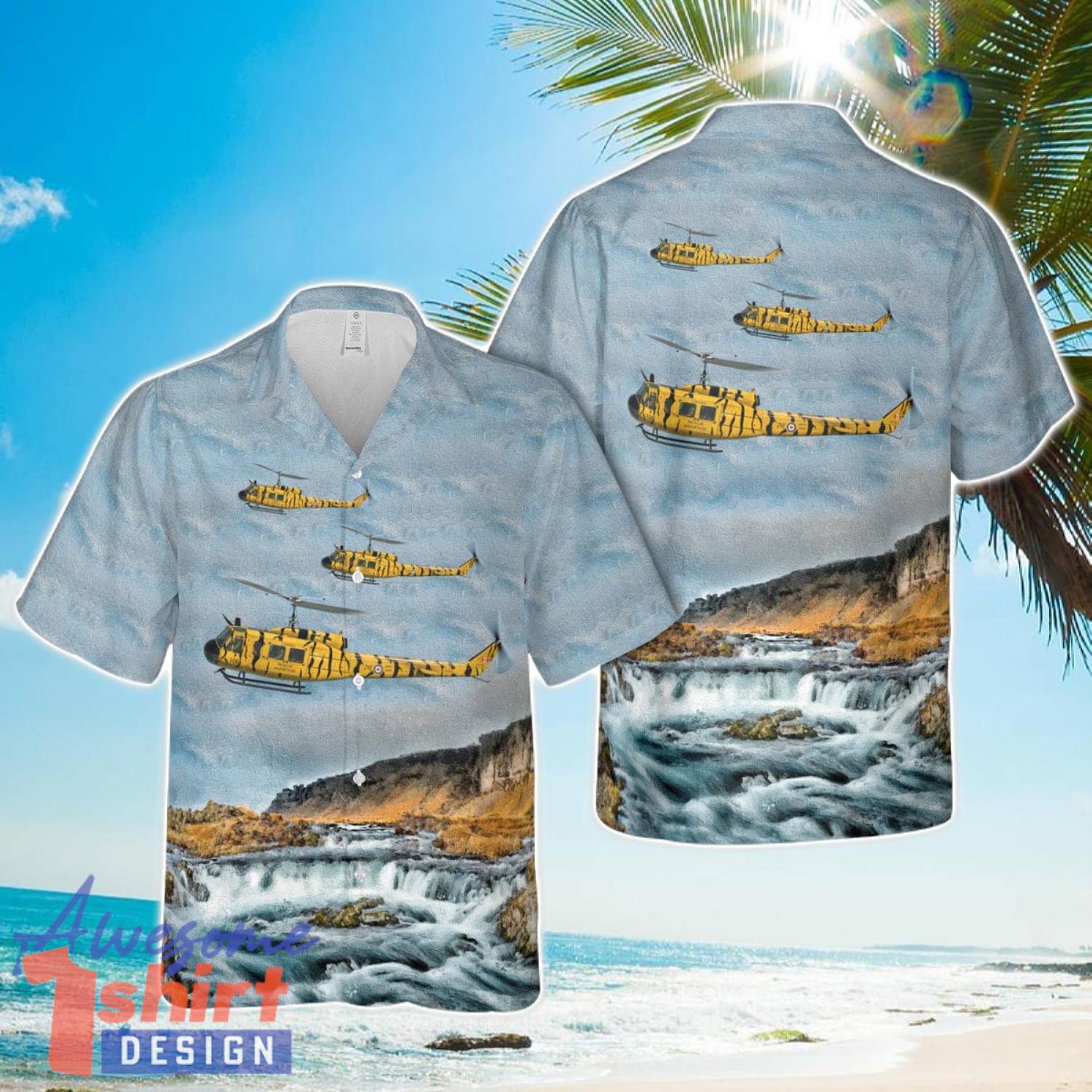 Royal Canadian Air Force Bell CH-118 Iroquois (205) Hawaiian Shirt Men Women Men Women Beach Shirt