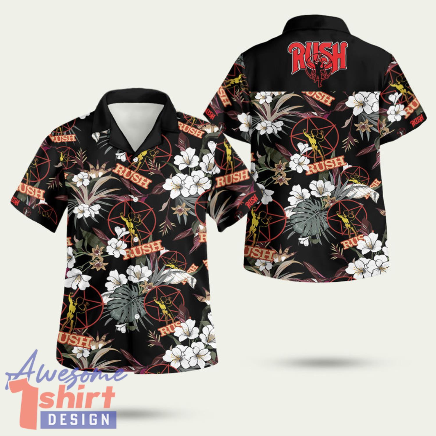 Rush 3D Hawaiian Shirt Summer Style Gift