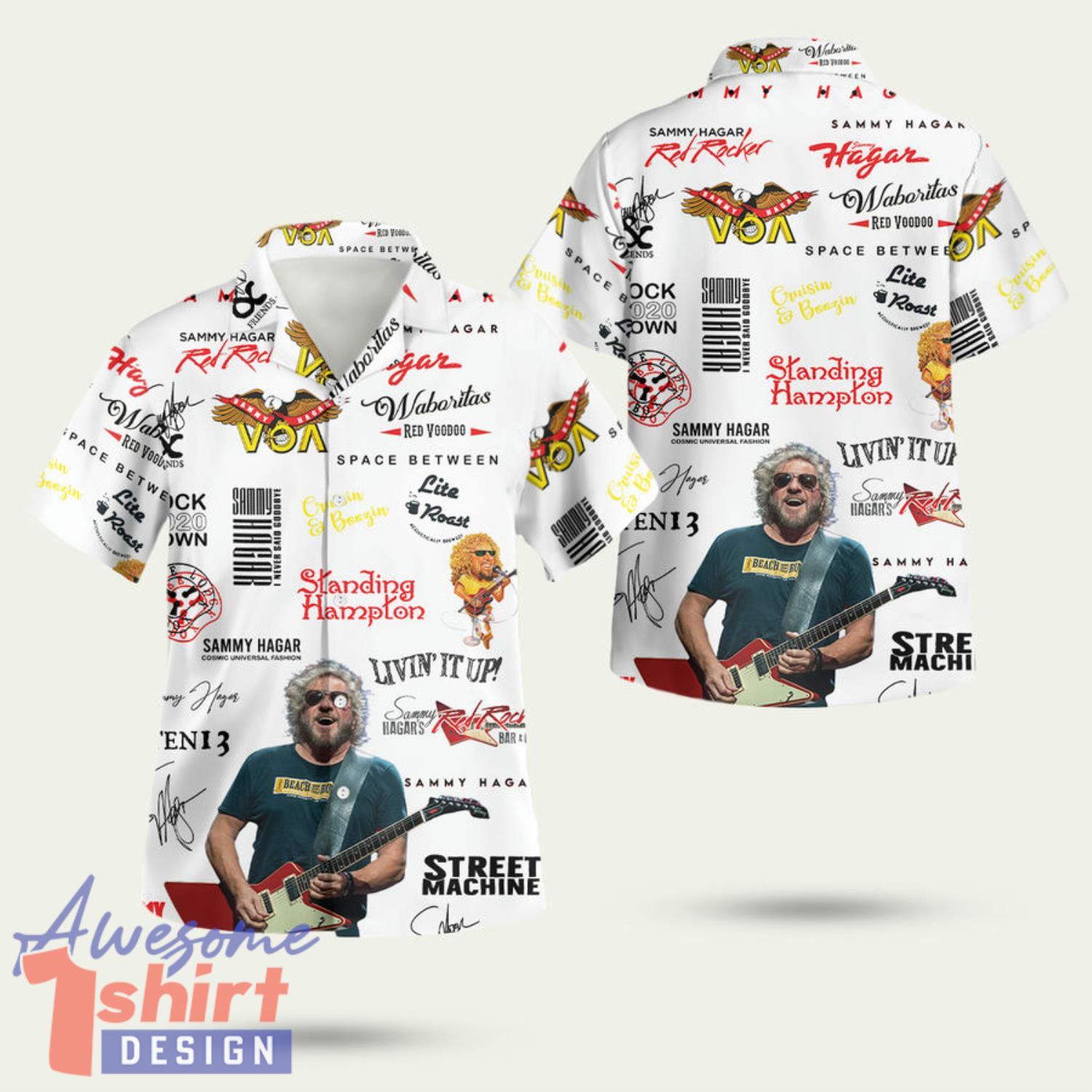 Sammy Hagar Ha33 3D Hawaiian Shirt Summer Style Gift