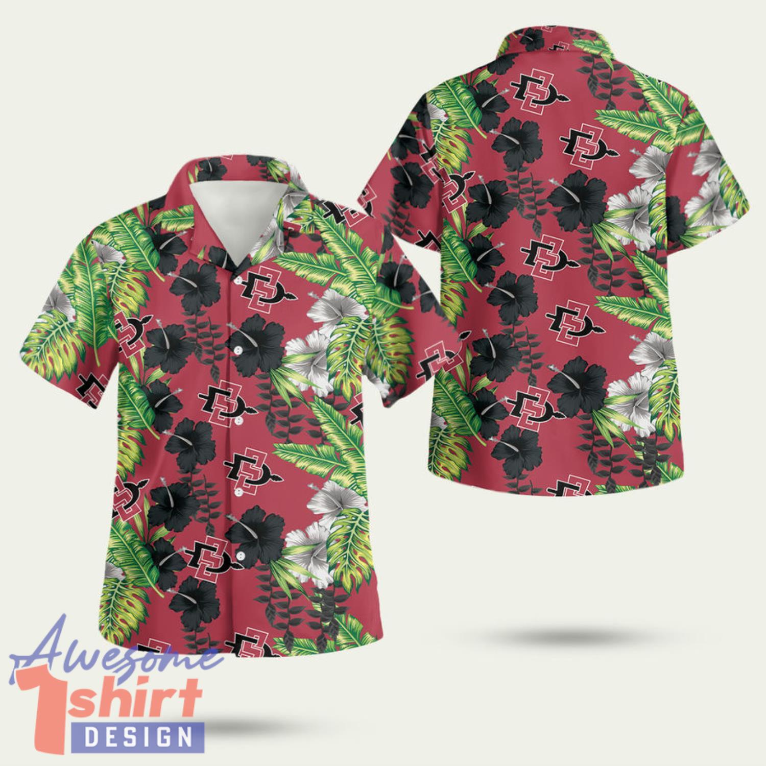 San Diego State Aztecs 3D Hawaiian Shirt Summer Style Gift