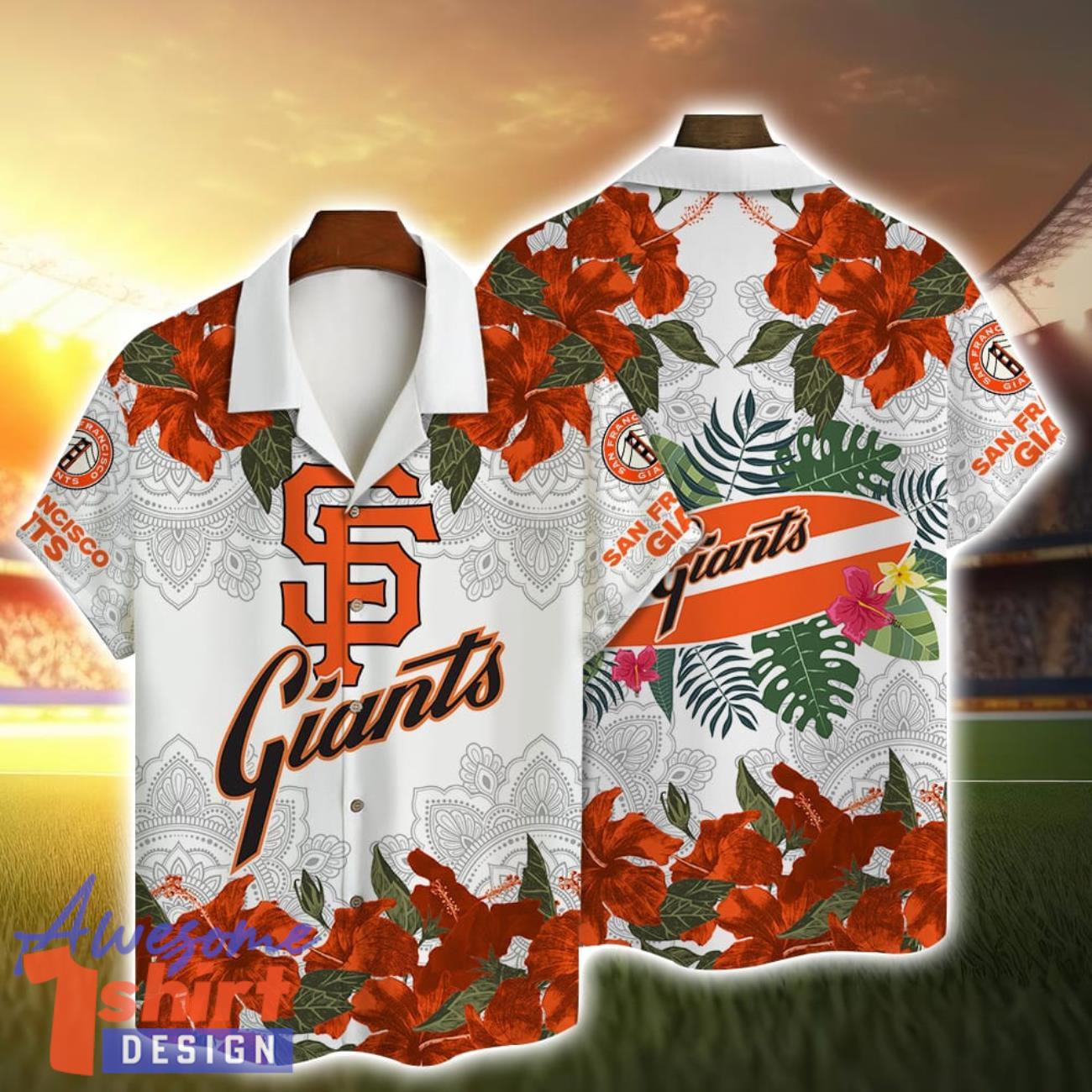 San Francisco Giants MLB Hibiscus Flower Hawaiian Shirt Cute Summer Gift