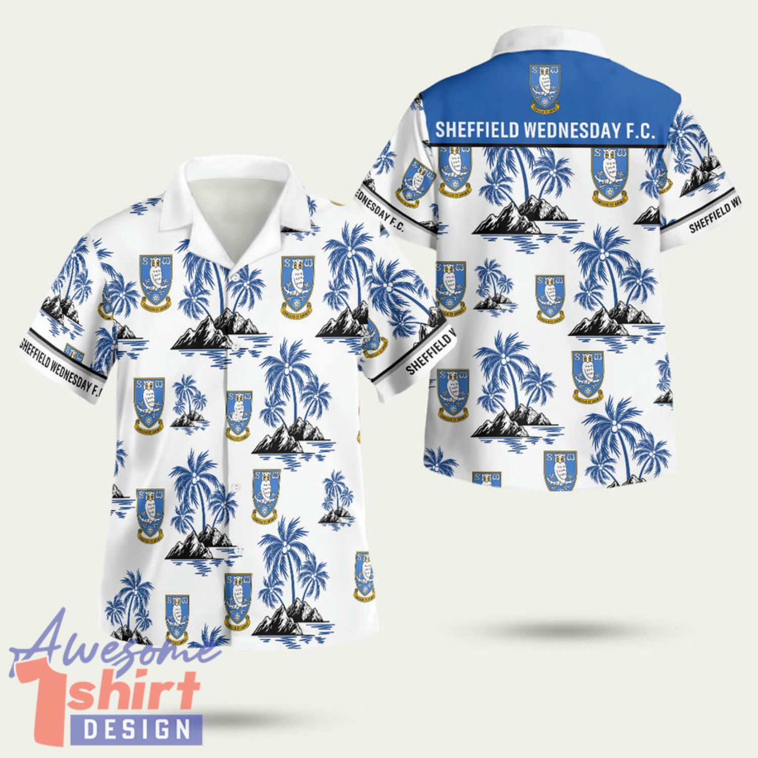 Sheffield Wednesday Fc 3D Hawaiian Shirt Summer Style Gift