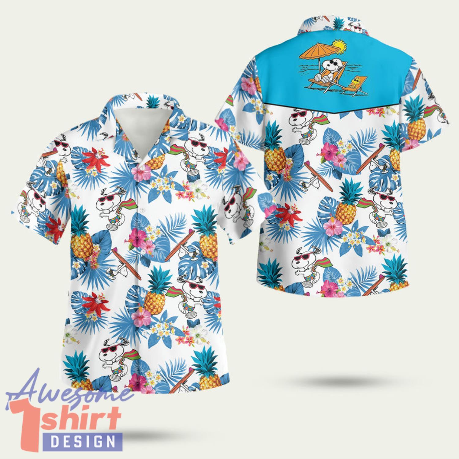 Snoopy Movie Summer 3D Hawaiian Shirt Summer Style Gift