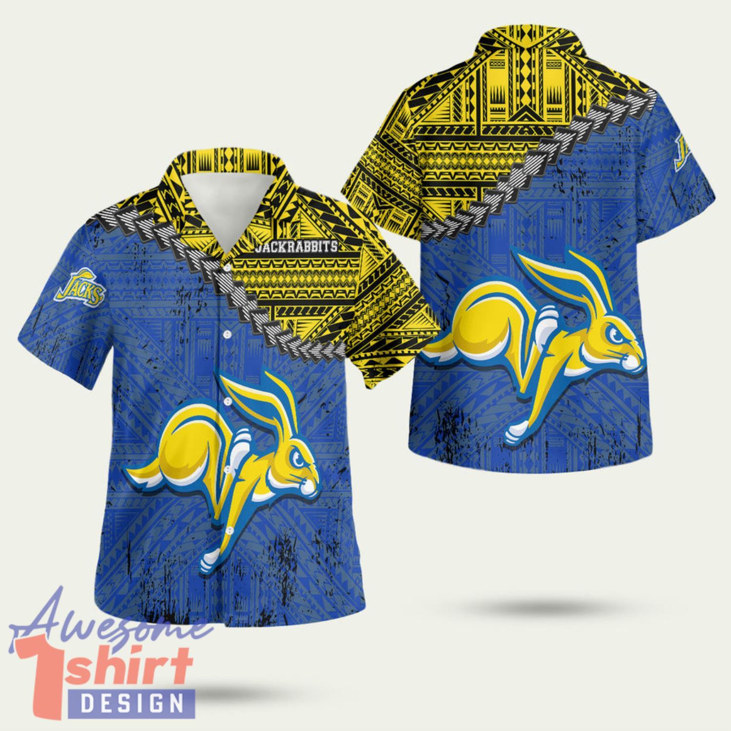 South Dakota State Jackrabbits 3D Hawaiian Shirt Summer Style Gift