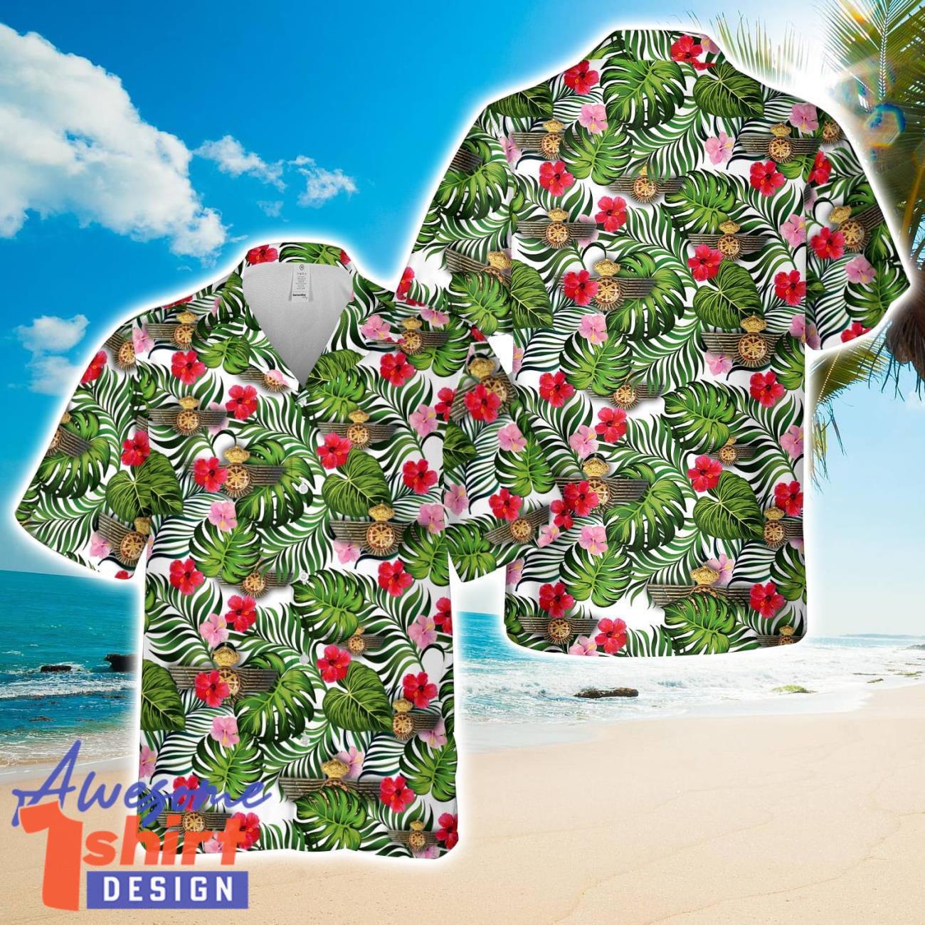 Spanish Air Force Wings Radio Operator 3D Full Printed Hawaiian Shirt Beach Gift Shirt