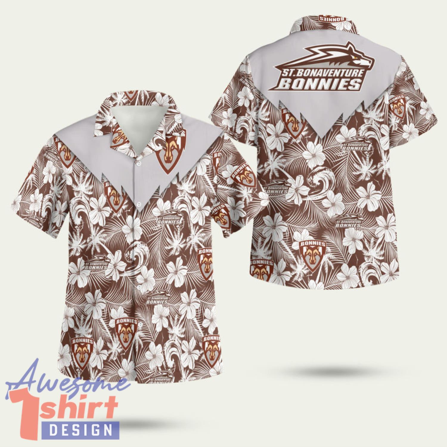 St Bonaventure Bonnies 3D Hawaiian Shirt Summer Style Gift