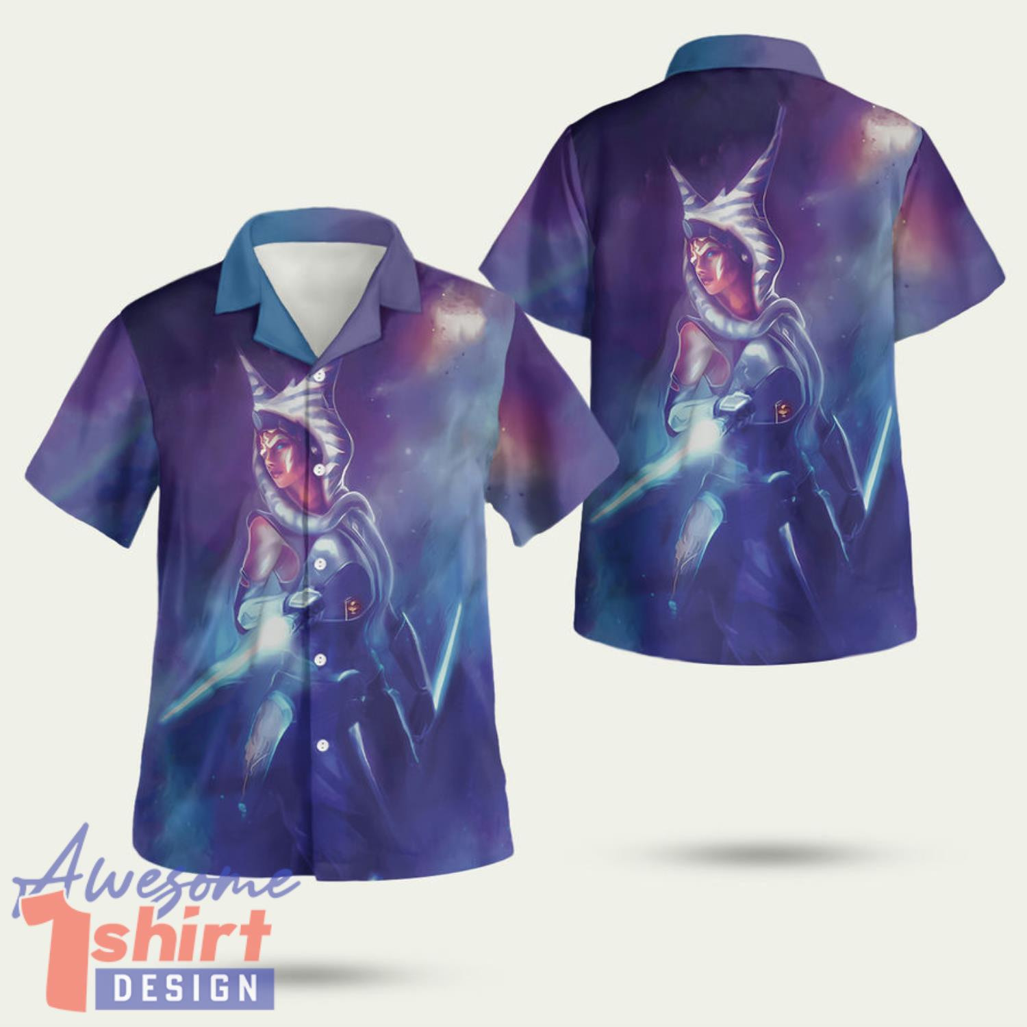 Star Wars Ahsoka Tano 3D Hawaiian Shirt Summer Style Gift