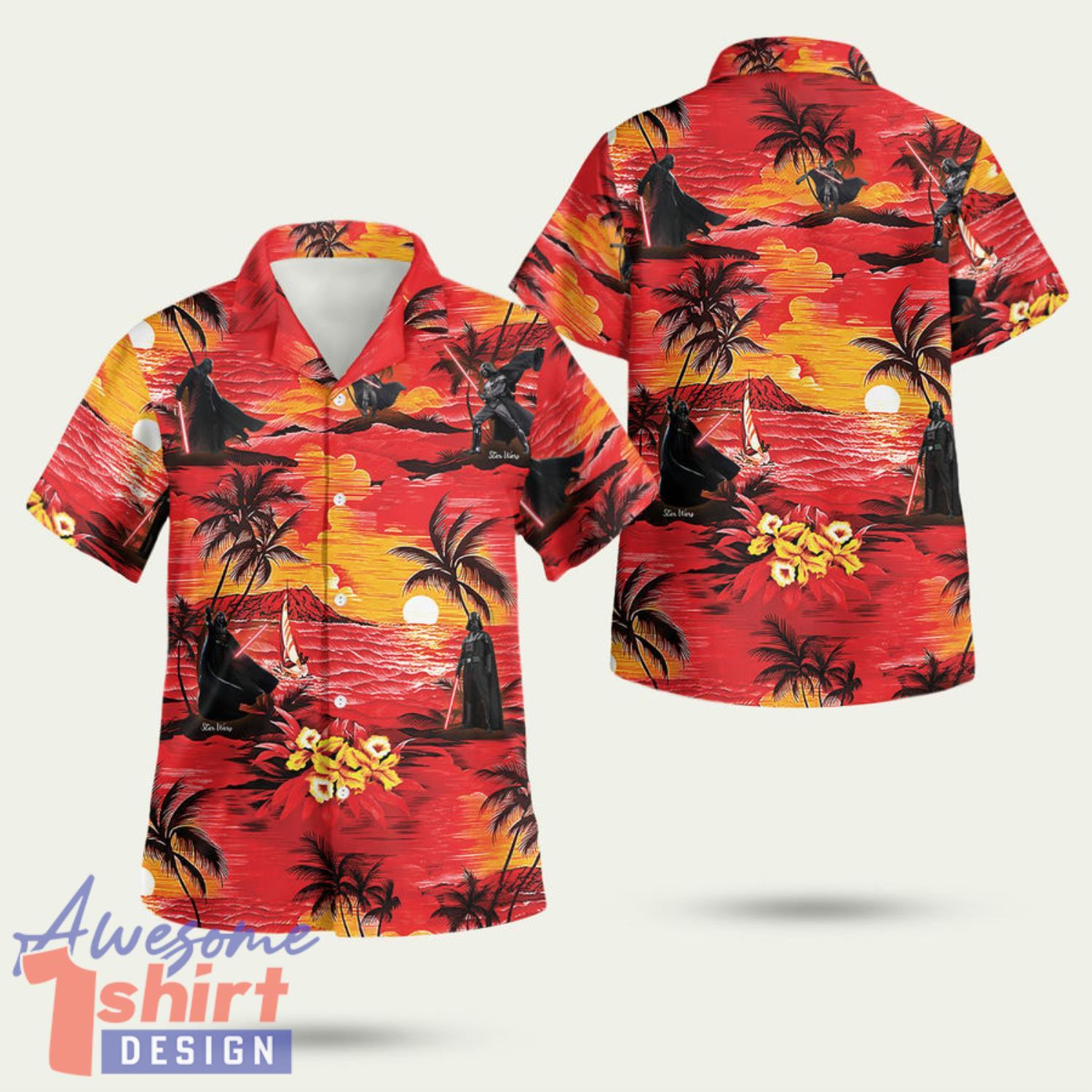 Star Wars Darth Vader Sunset 3D Hawaiian Shirt Summer Style Gift