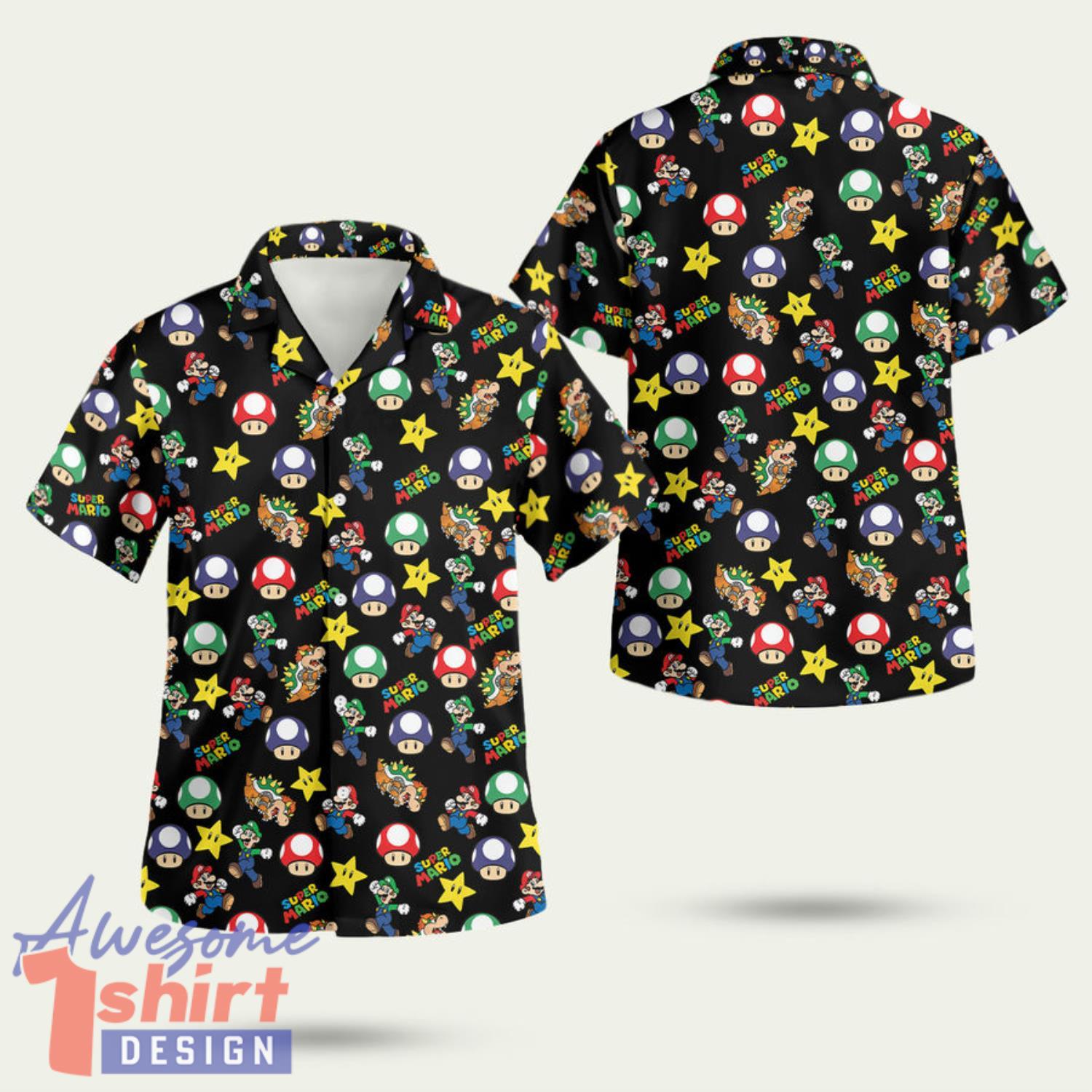 Super Mario Bros 2 Nes Game 3D Hawaiian Shirt Summer Style Gift