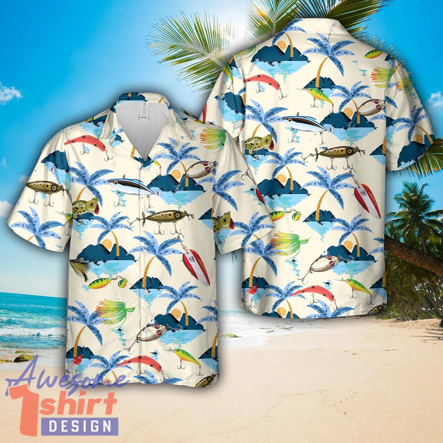 Fishing Lure Hawaiian Shirt