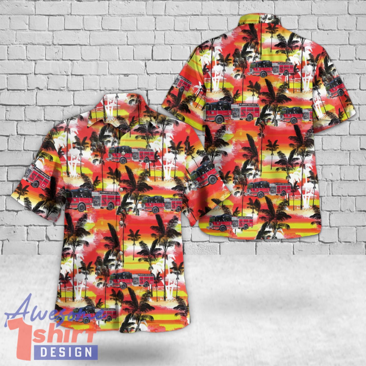 Hewitt, Texas, Hewitt Fire Department Hawaiian Shirt