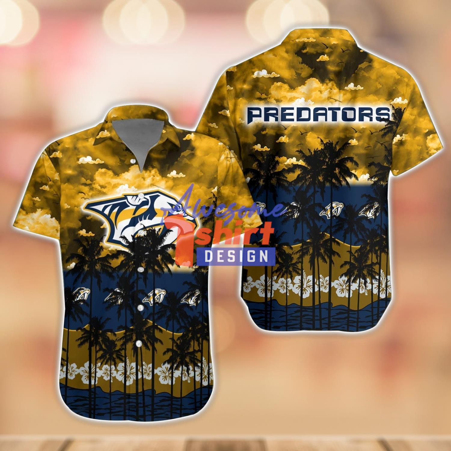 Nashville Predators Shirt New Designs Hawaiian Shirt Summer Gift For Fans