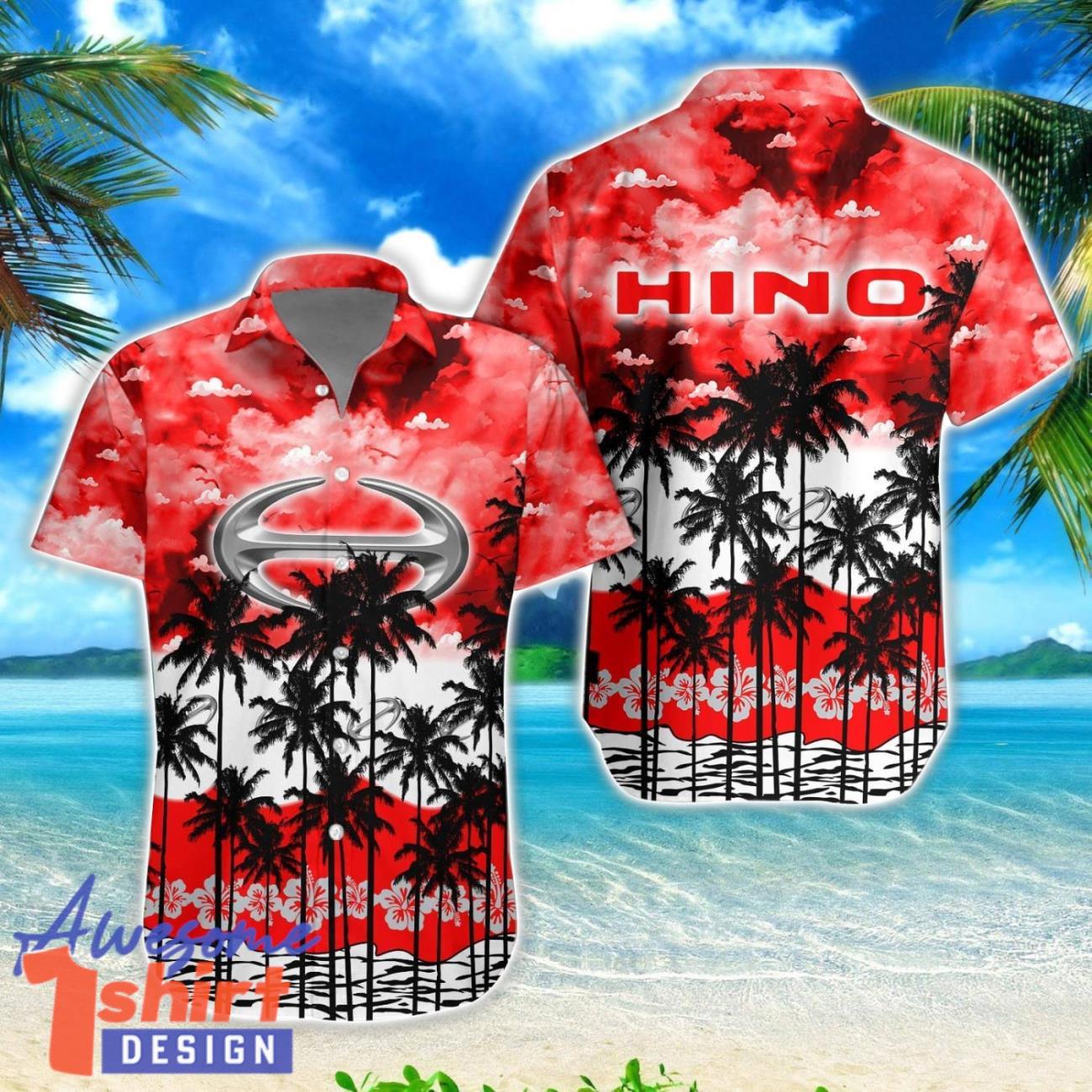 Hino Logo Cars Lover Hawaiian Shirt Summer Gift For Men And Women