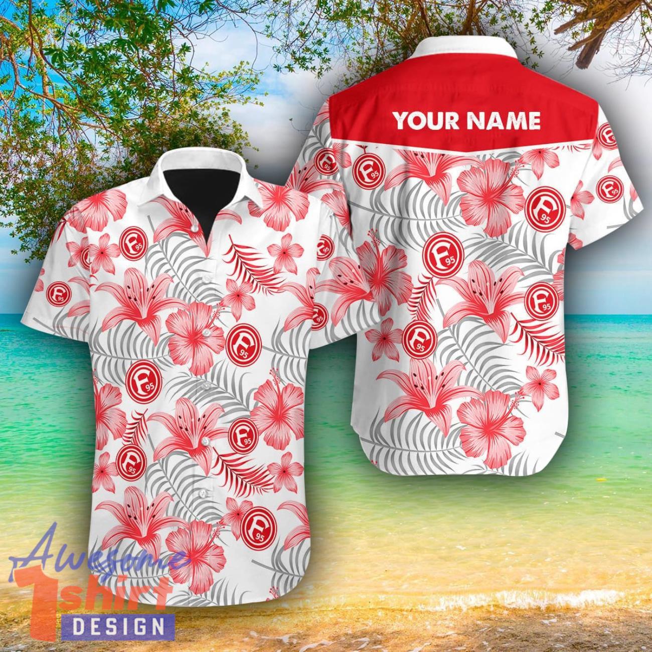 Fortuna Düsseldorf 3D Hawaii Shirt For Men And Women Custom Name